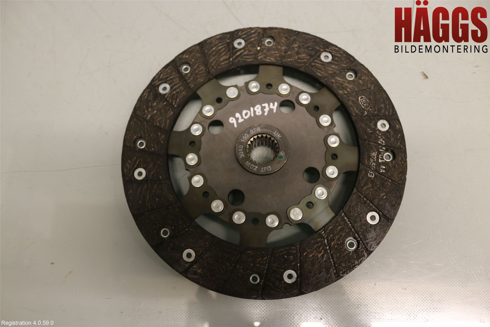 Nissan QASHQAI 17-21 Koppling Tryckplatta