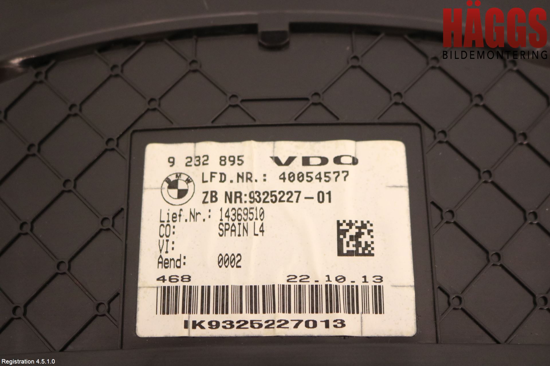BMW 4 F32/F33/F82/F83 13-20 Instrument Komb
