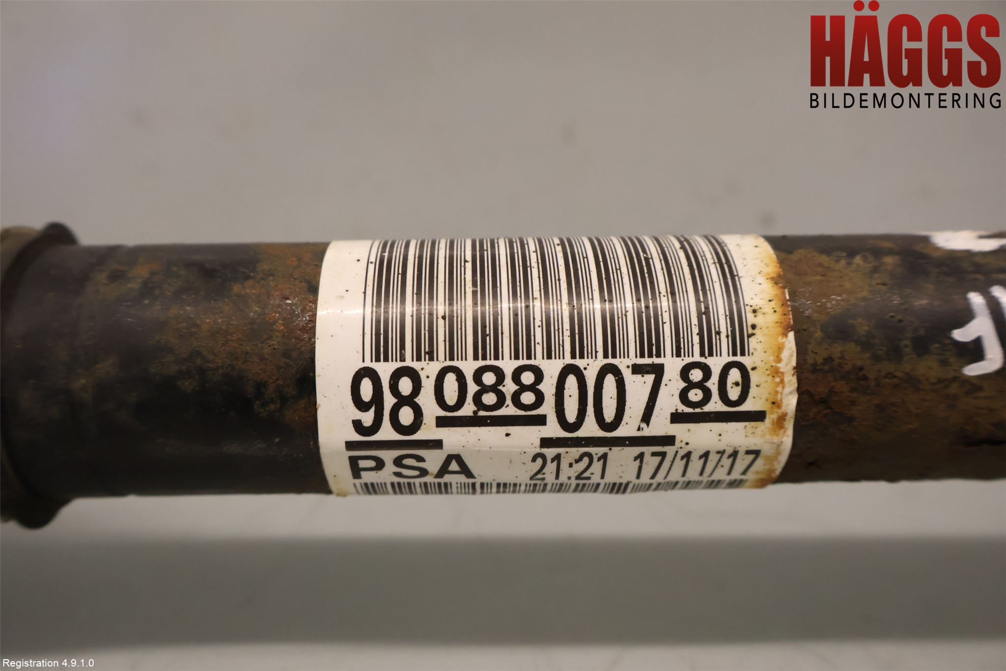 Citroen C3 AIRCROSS 18-23 Drivaxel Fram Höger