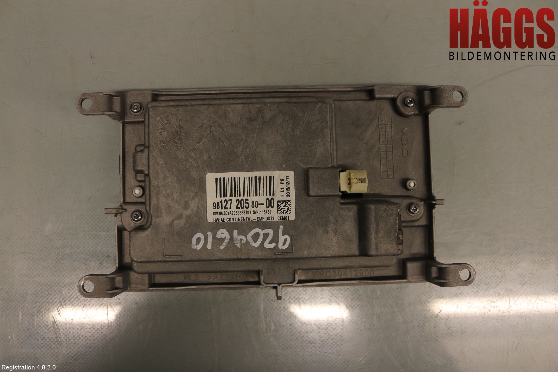 Citroen C4 GRAND PICASSO 14-18 Bildskärm