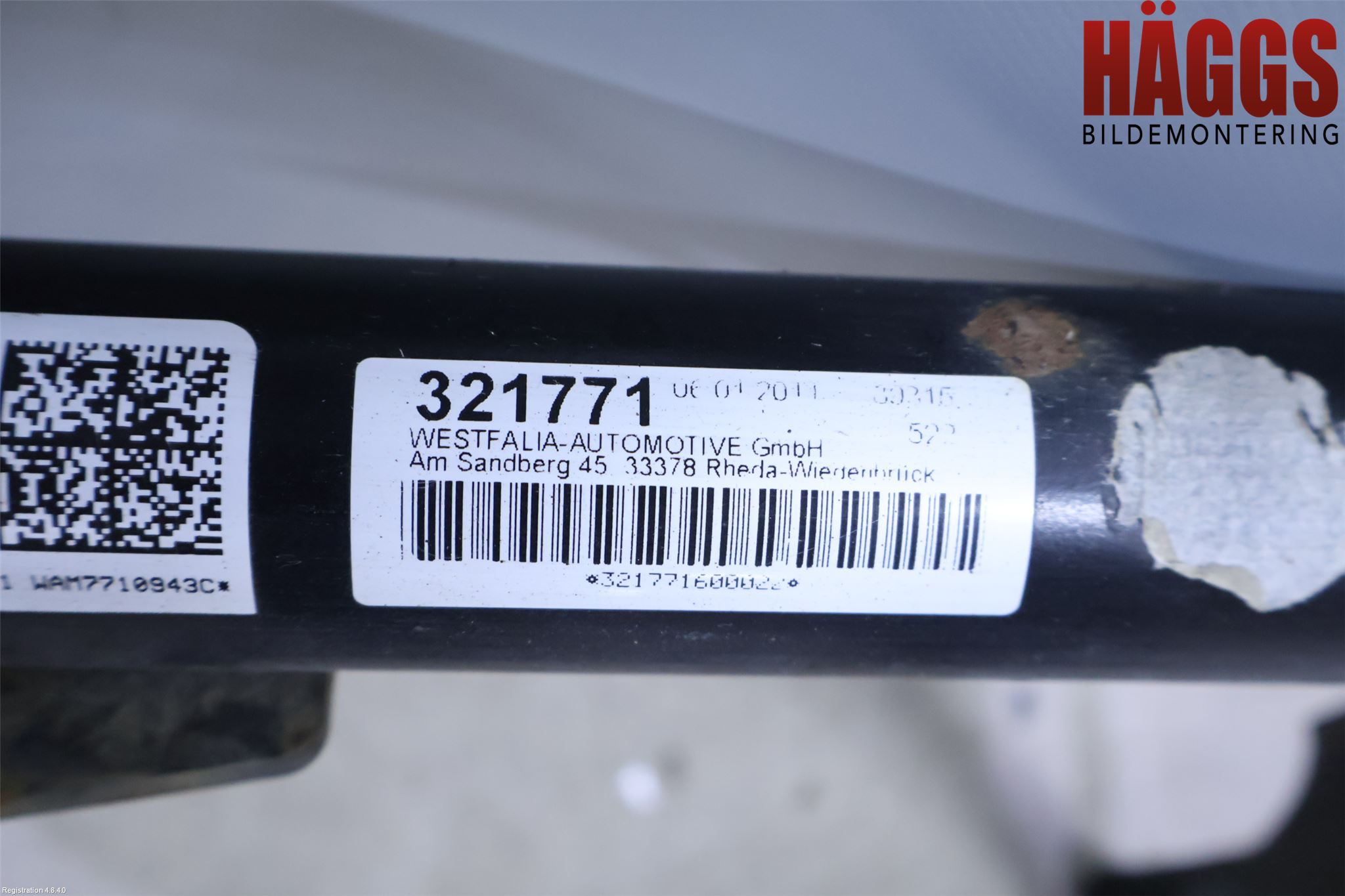 Volkswagen VW PASSAT 11-14 Dragkrok