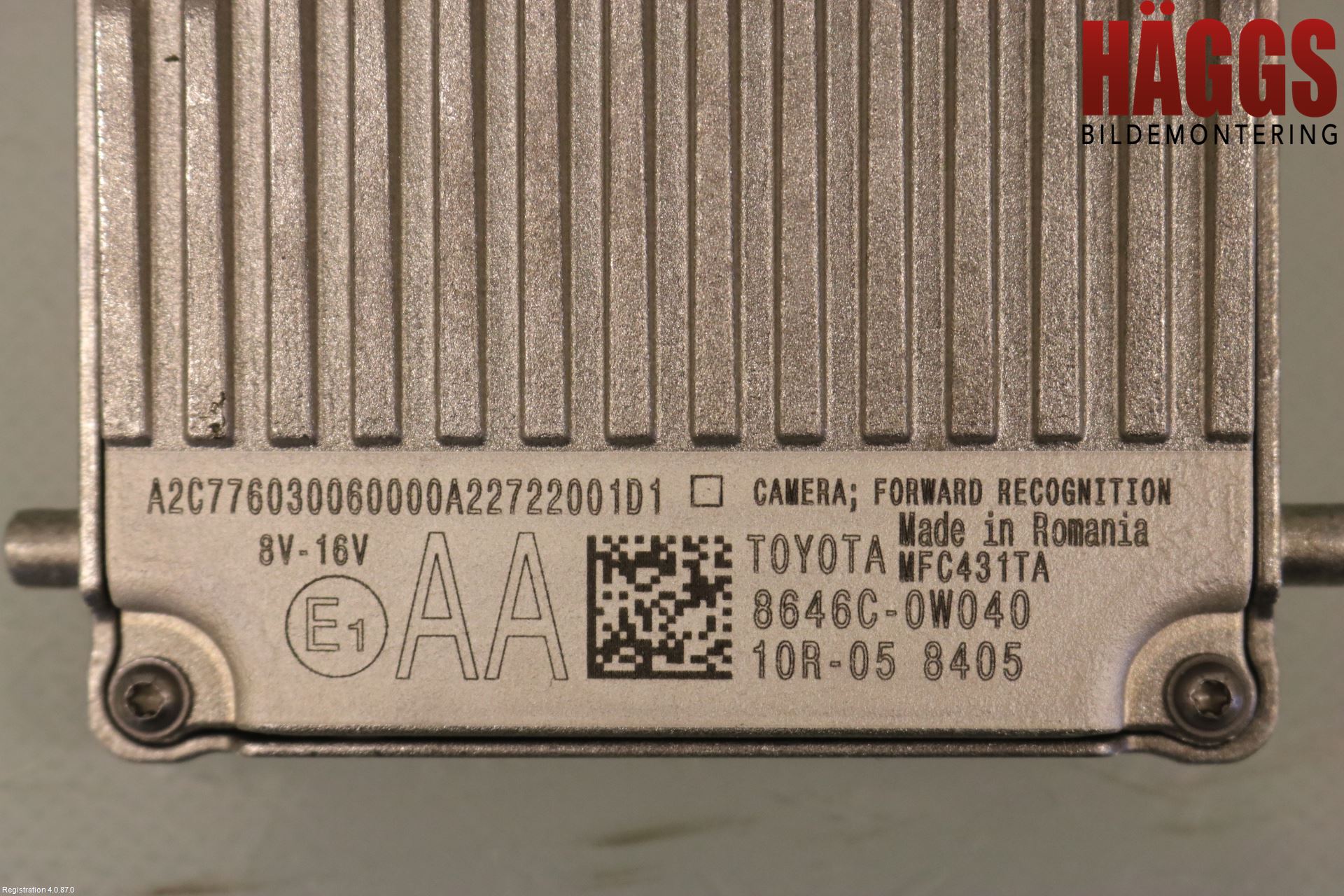 Toyota YARIS XP21 20- Parkeringshjälp Kamera