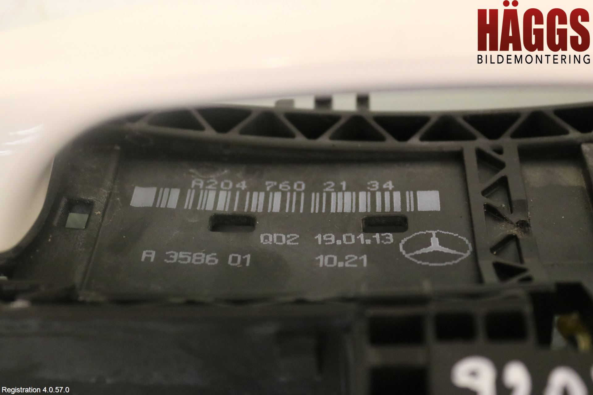 Mercedes-Benz MB C-KLASS (W204) 07-15 Dörrhandtag Yttre Vä