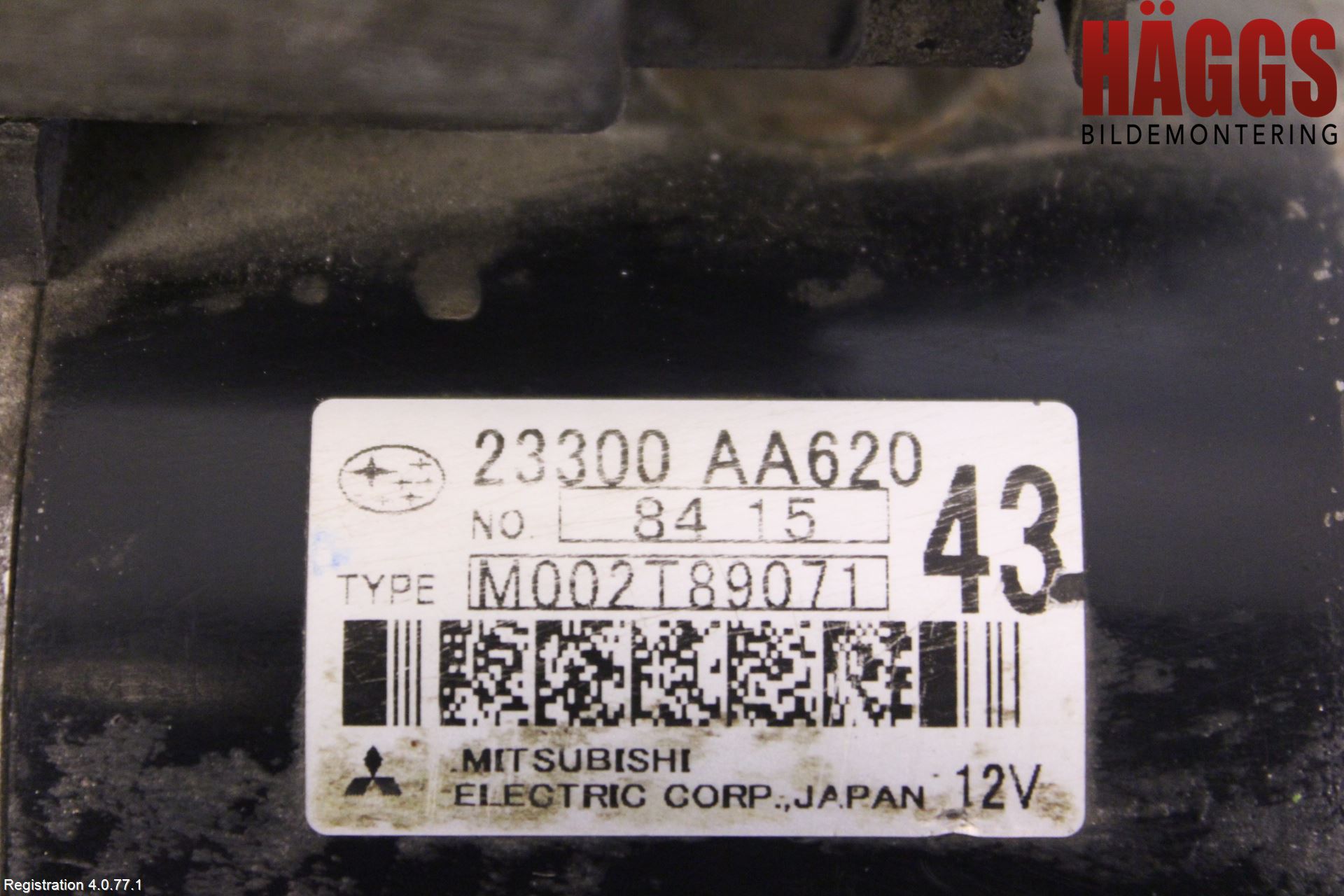 Subaru OUTBACK   07-09 Startmotor Diesel