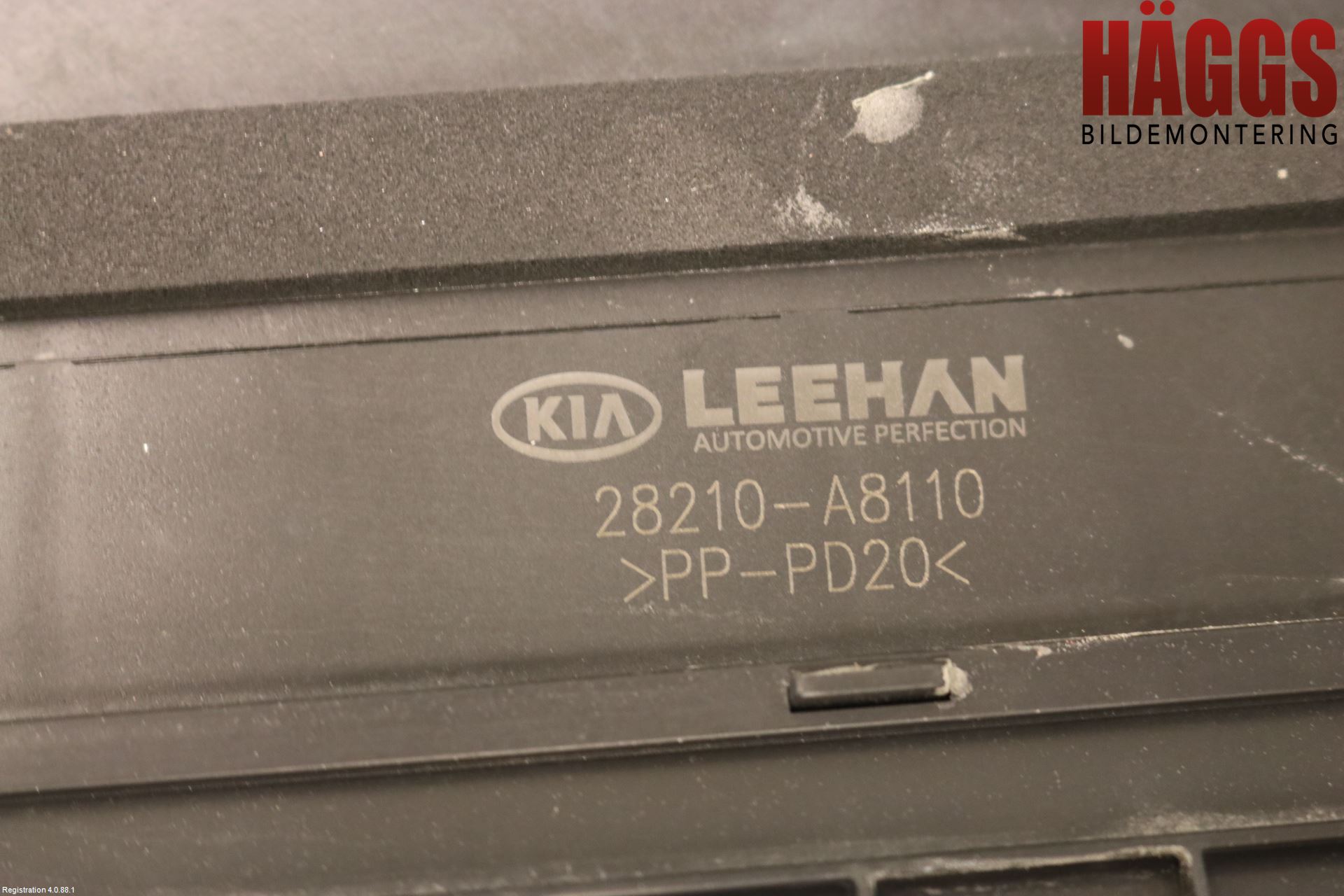 Kia OPTIMA 16-20 Förg-Bälg-Rör Mot Luftr