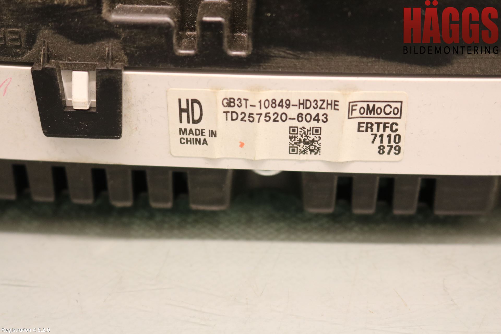 Ford RANGER EU 12-23 Instrument Komb