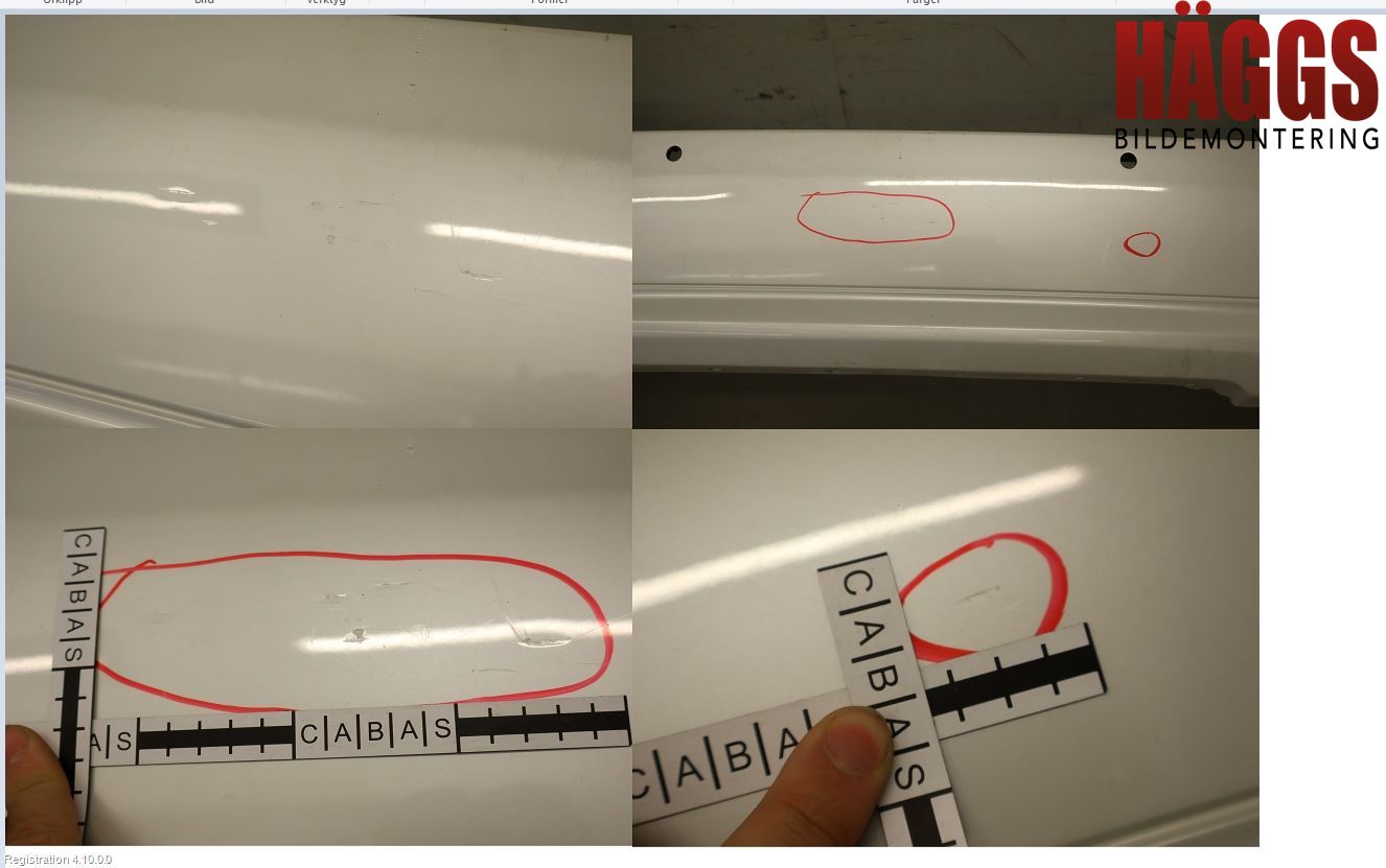 BMW 5 F10/F11/F18 09-17 Stötfångarbeklädnad Bak