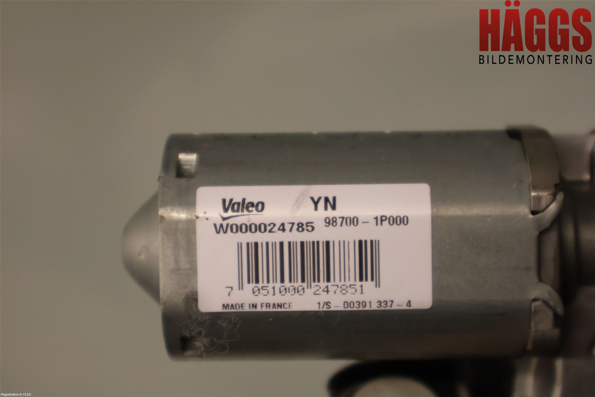 Kia VENGA 10-19 Torkarmotor Baklucka