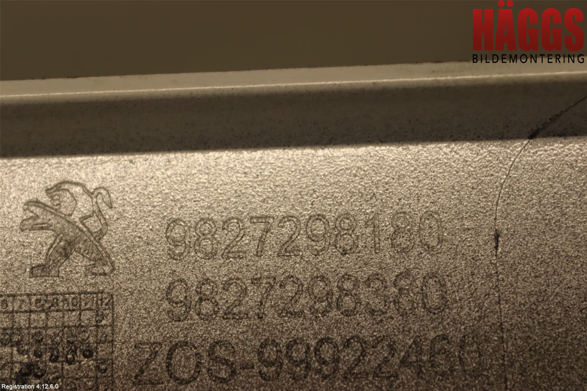 Peugeot 2008/E-2008 20- Stötfångardel Bak Vä