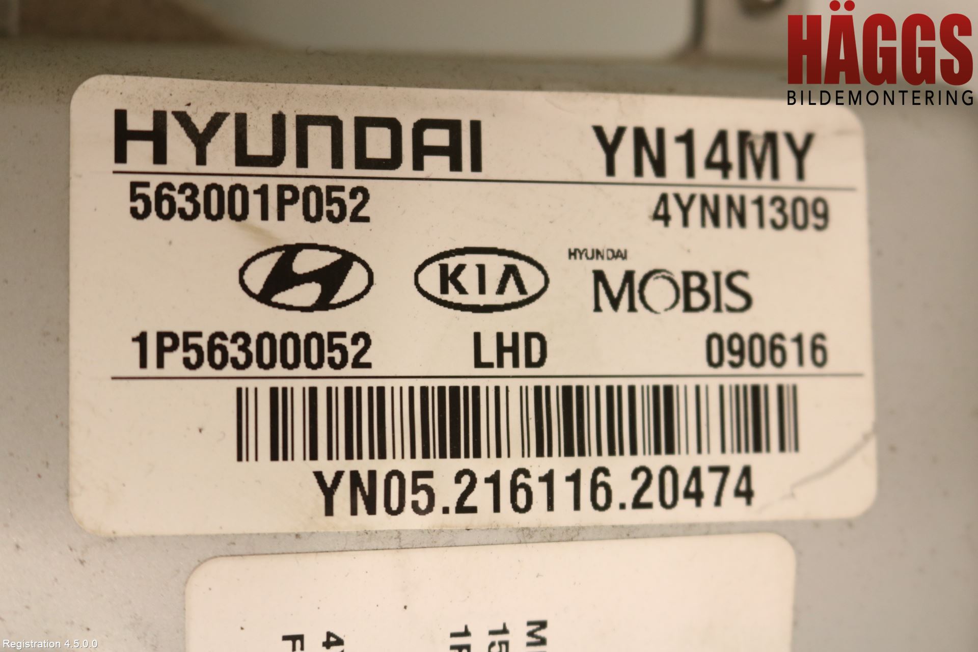 Kia VENGA 10-19 Rattaxelagg Med Inb Servo