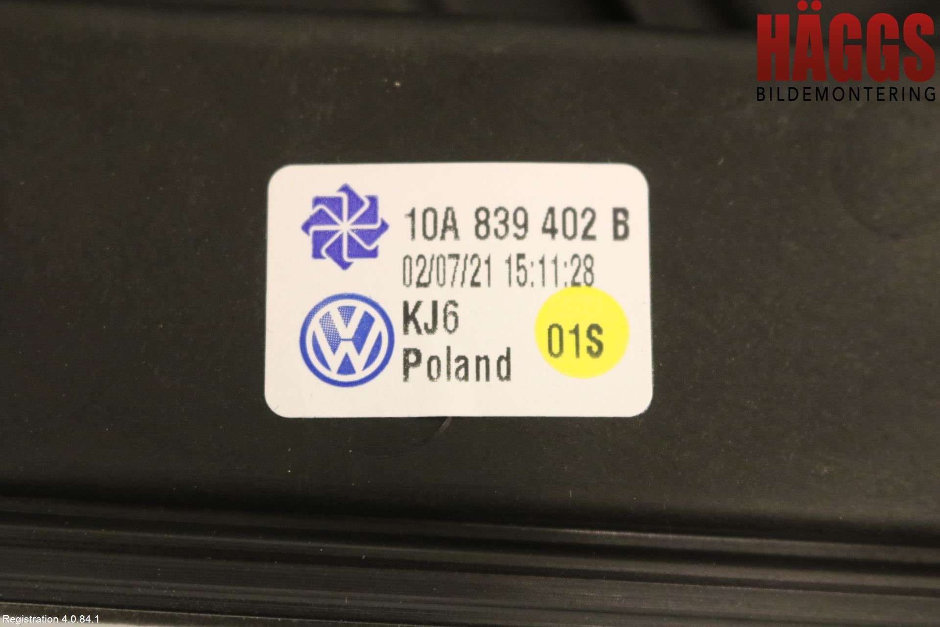 Volkswagen VW ID.3 21- Fönsterhissmekanism
