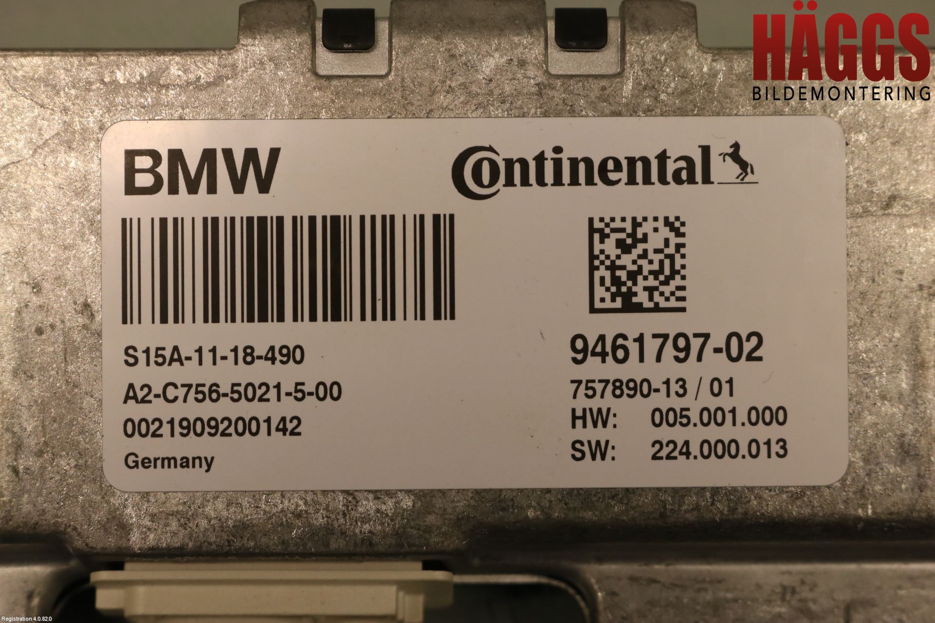 BMW X3 G01 18- Sensor Aktivt Kollisionsskydd