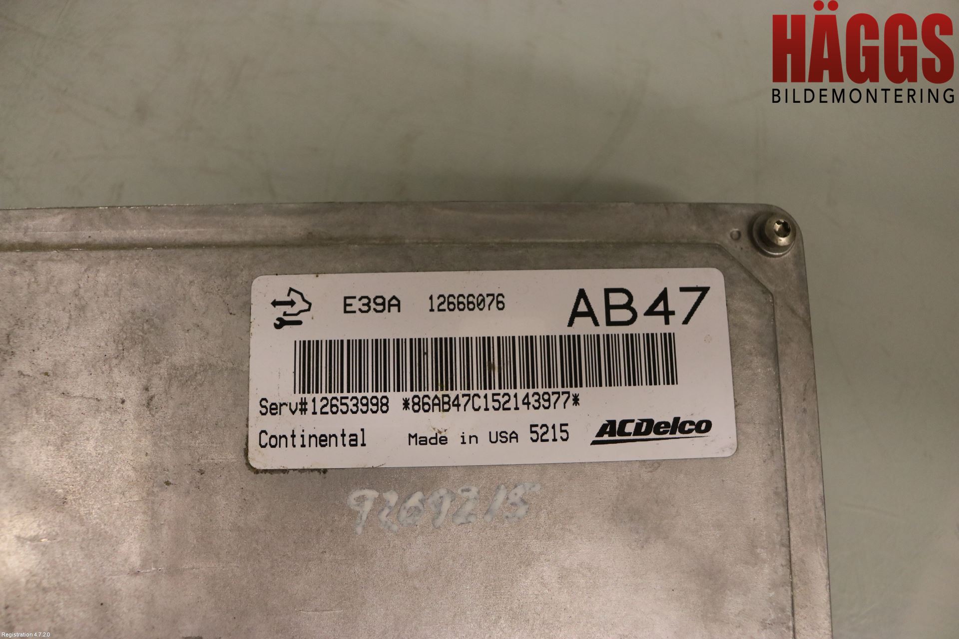 Opel INSIGNIA 09-16 Styrenhet Insprut Bensin