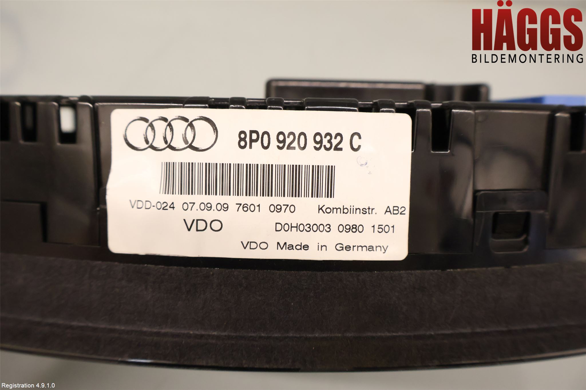 Audi A3/S3 05-13 Instrument Komb