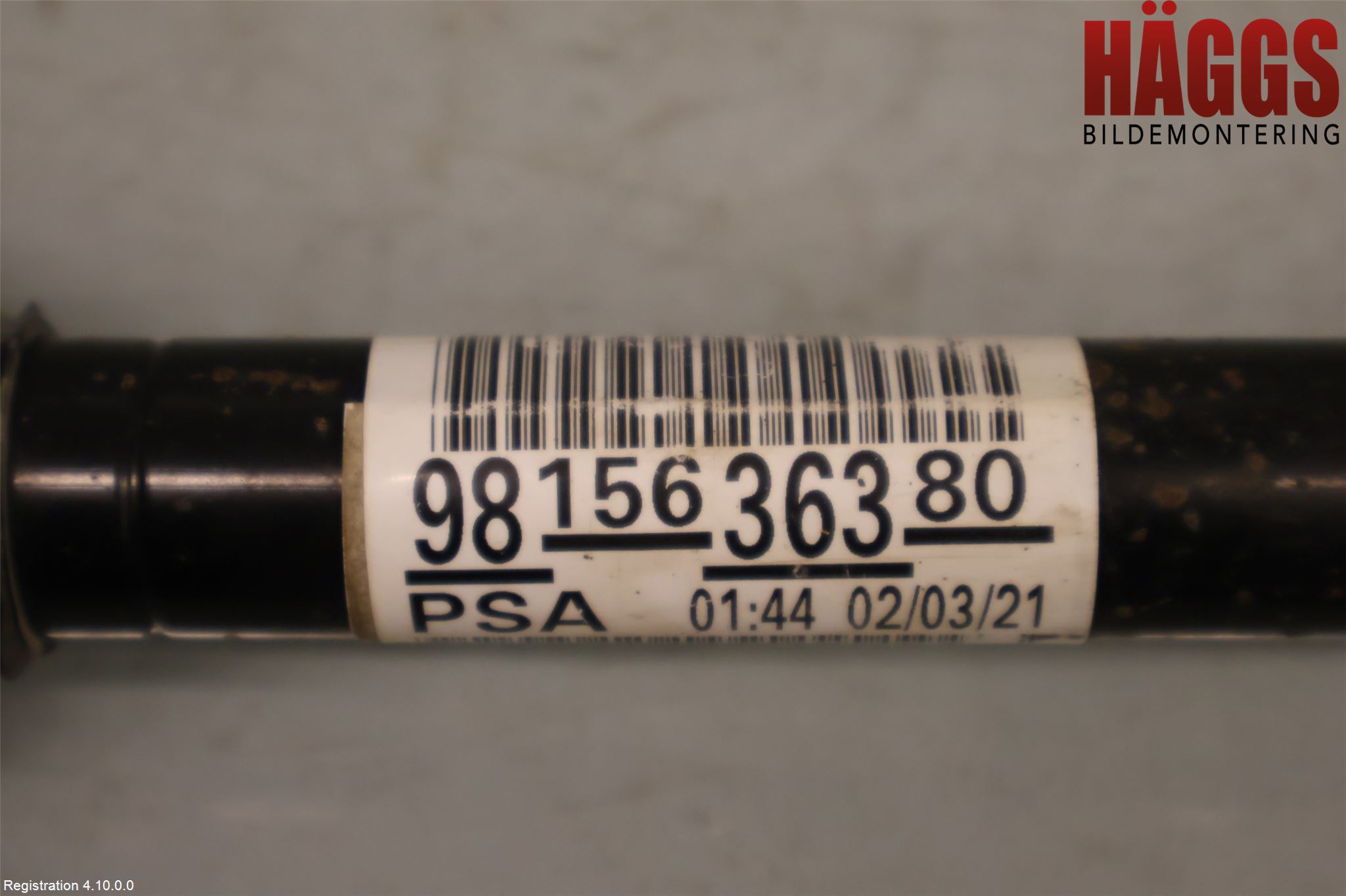 Peugeot PARTNER/E-PARTNER 19- Drivaxel Fram Vänster