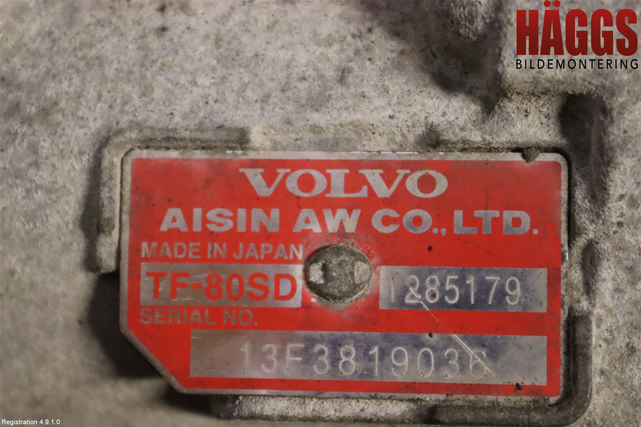 Volvo V60 14-18 Växellåda Automat