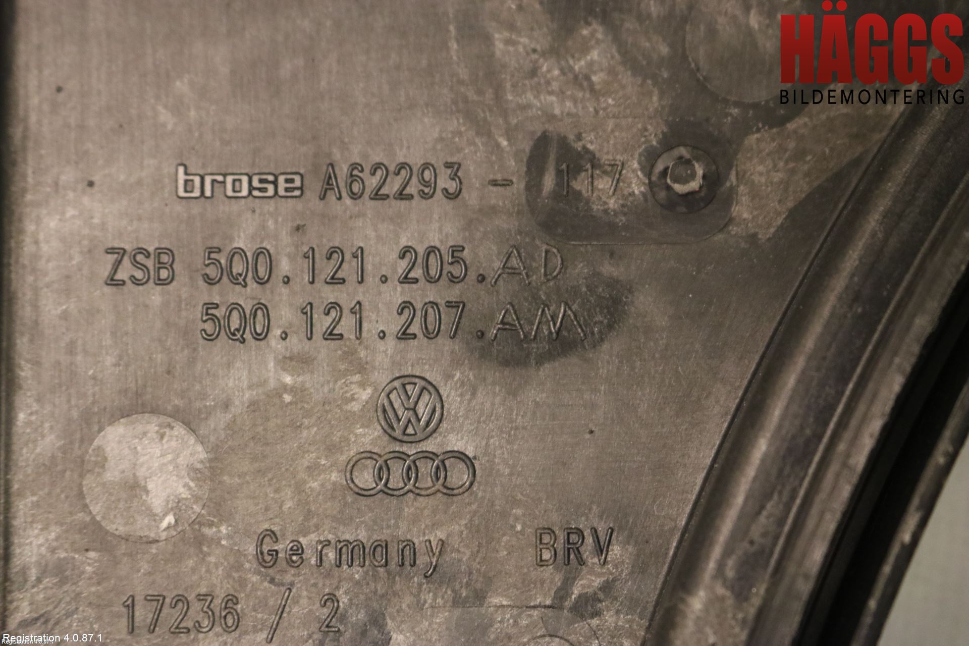Audi A3/S3 8V 13-20 Kylfläktkåpa