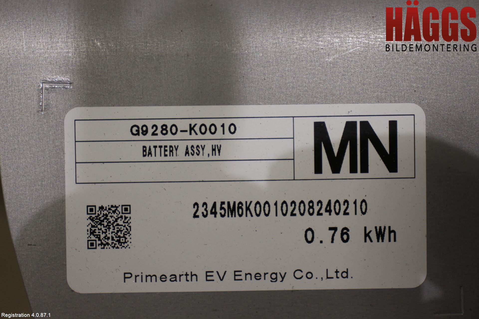 Toyota YARIS XP21 20- Batteri Högspänning