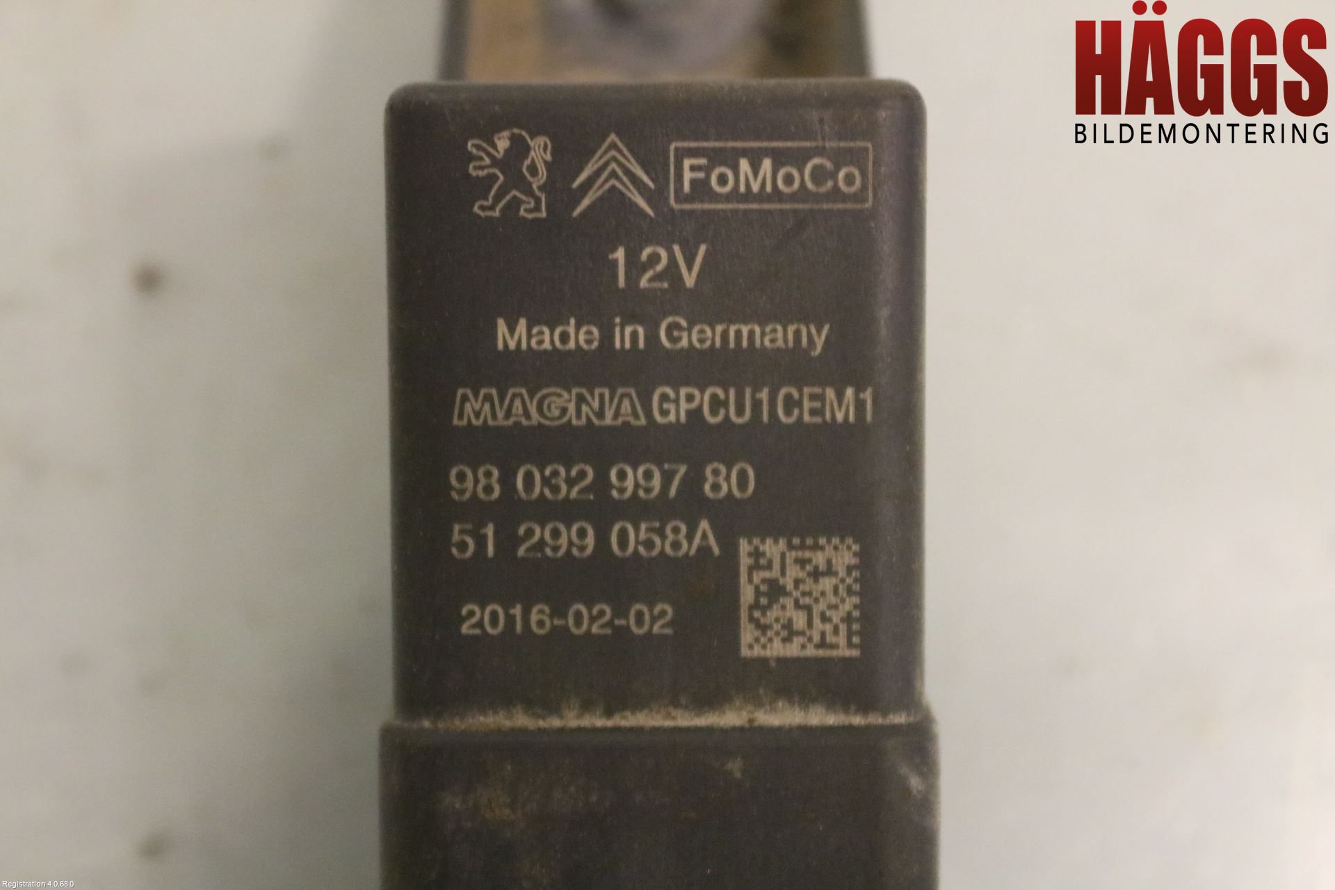 Ford GALAXY 06-15 Relä Glödning Diesel