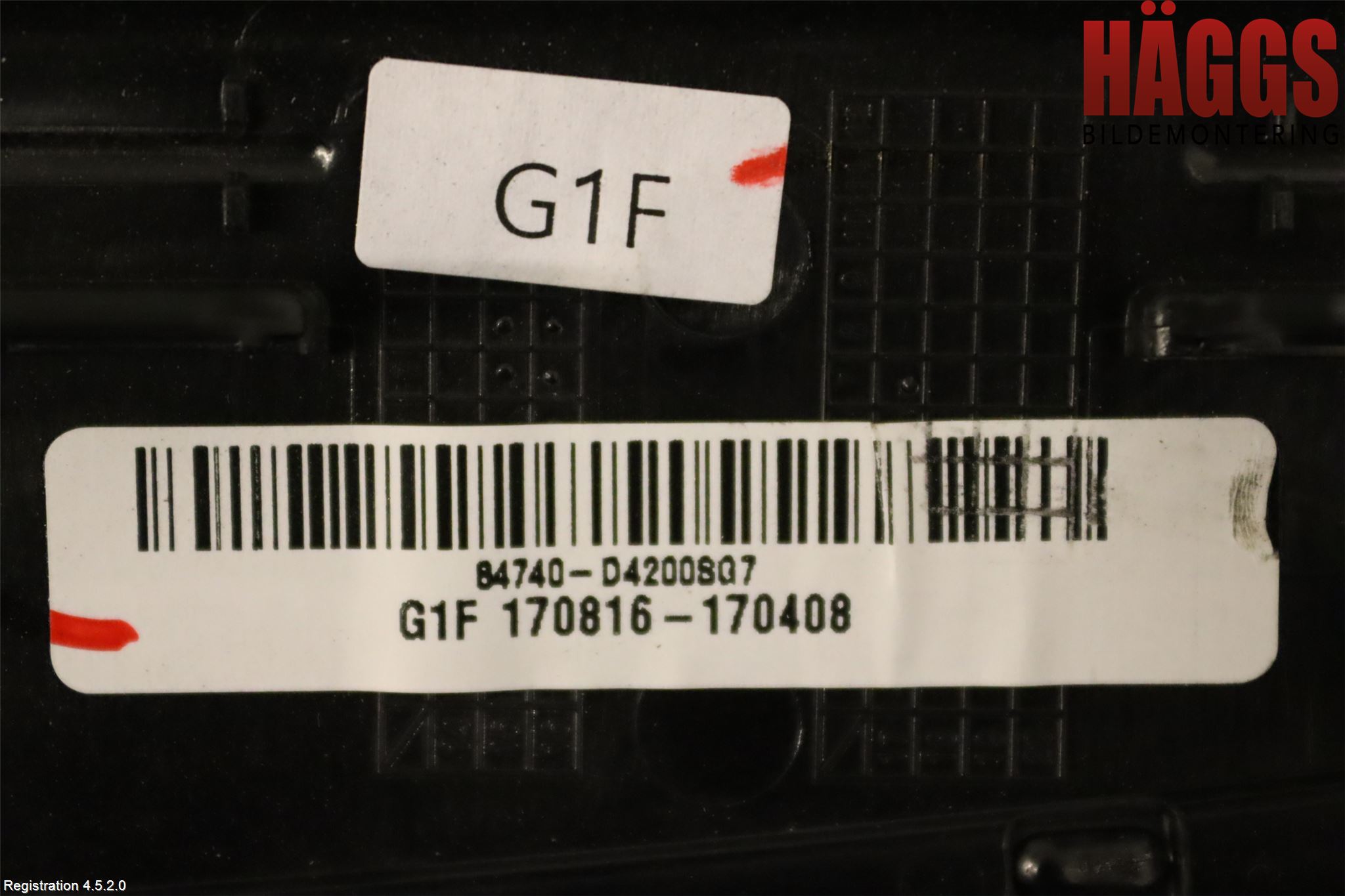 Kia OPTIMA 16-20 Instrument-Radio Sarg