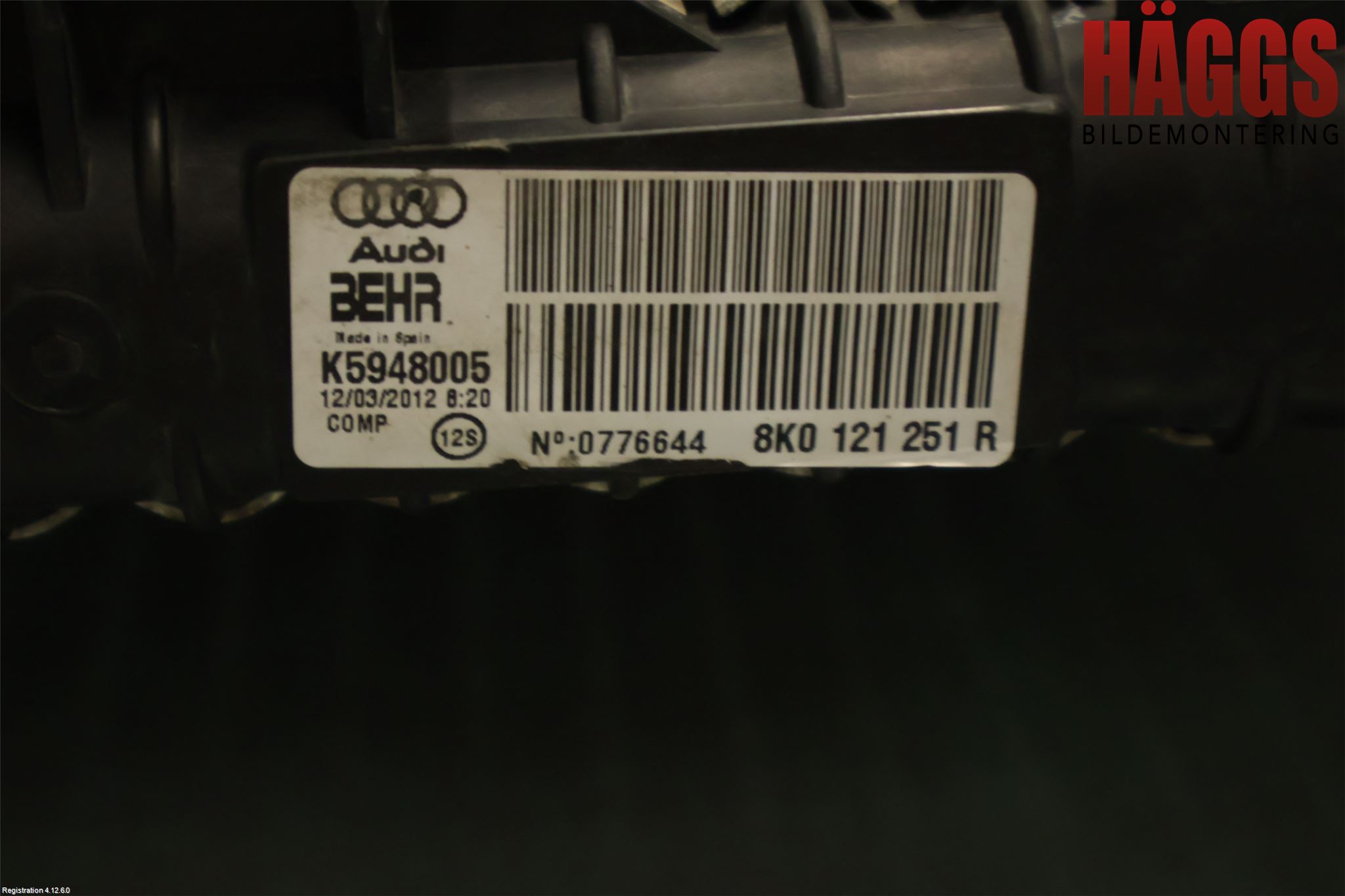 Audi Q5 09-16 Kylare Man