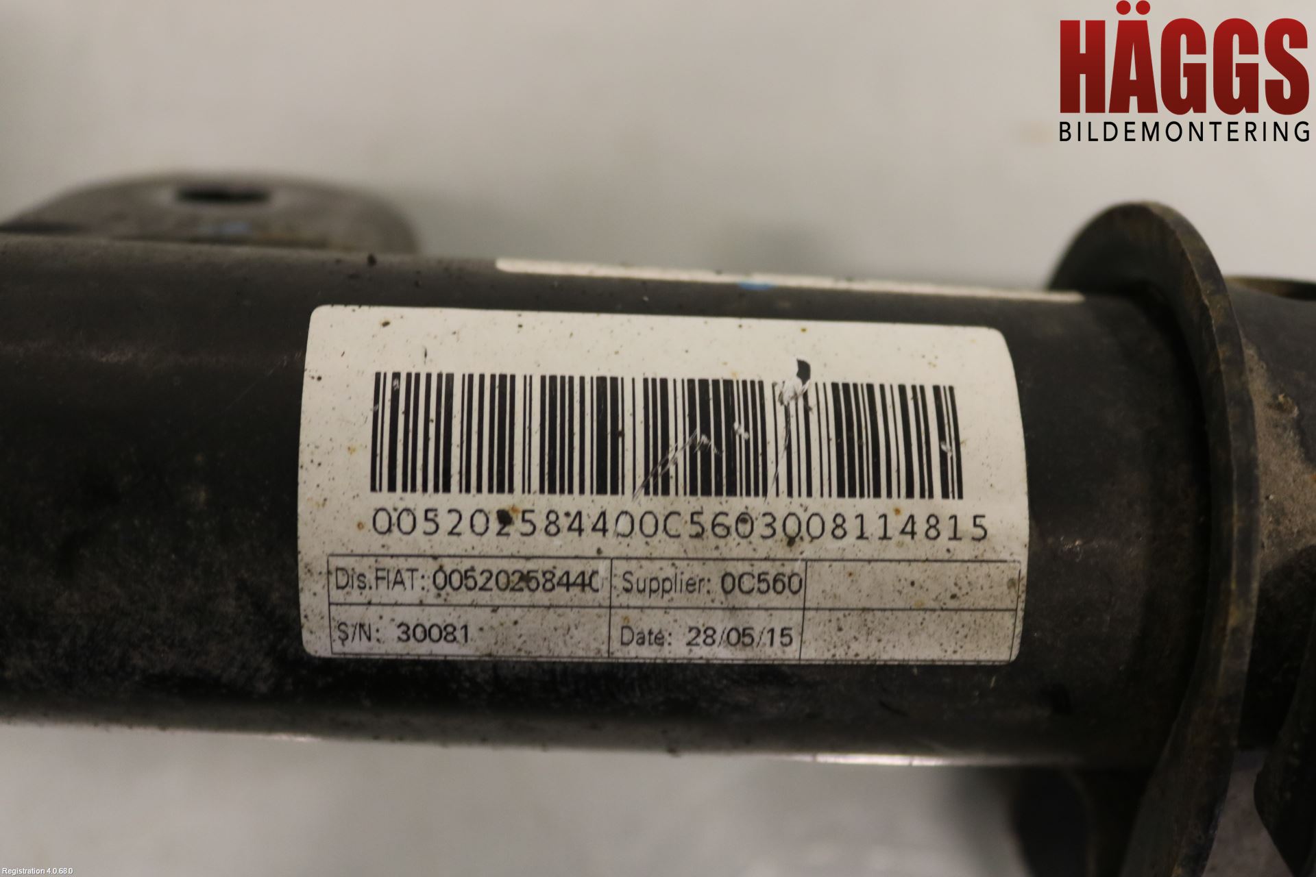 Fiat 500X 15- Fjäderben Fram Höger