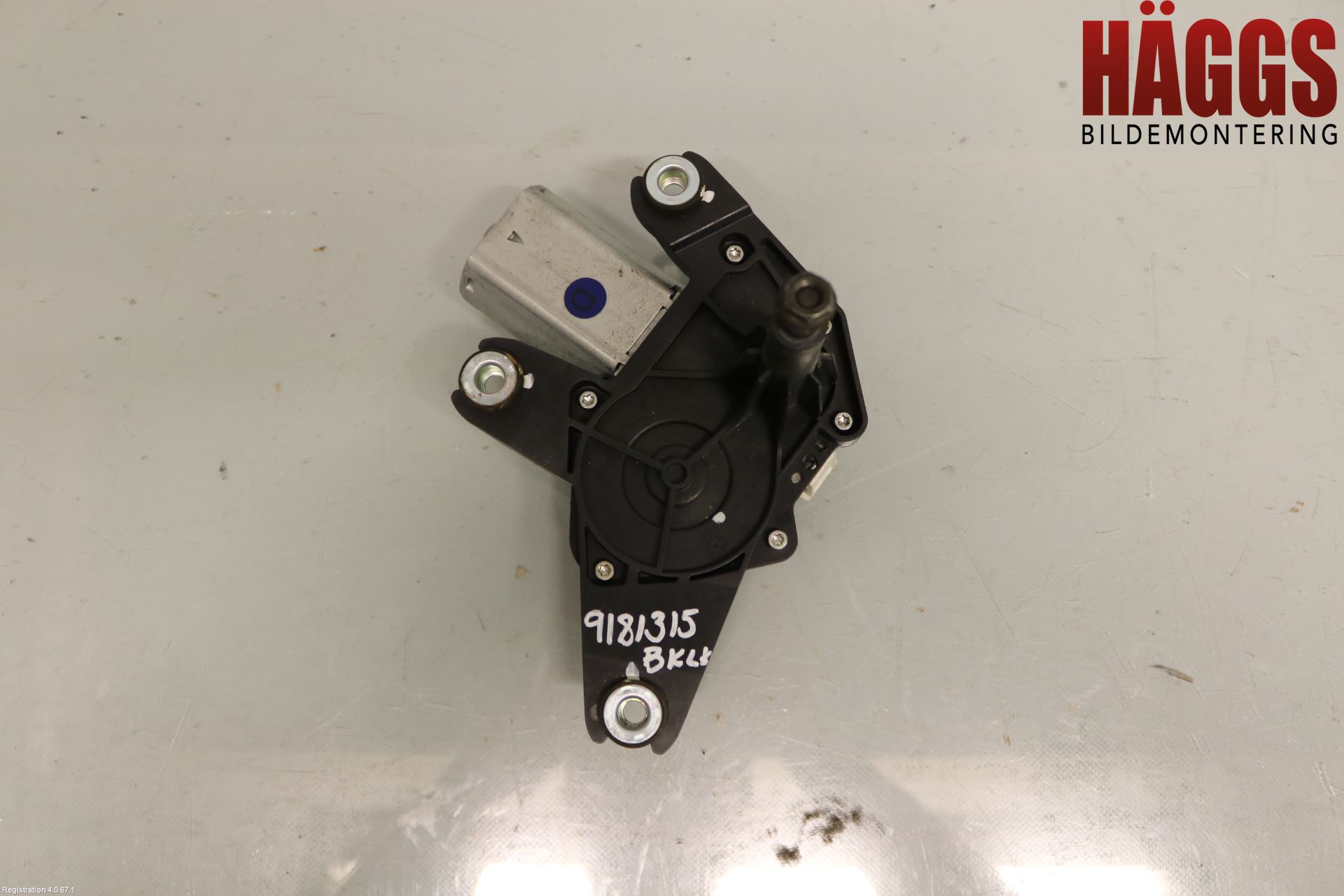 Nissan JUKE 10-14 Torkarmotor Baklucka
