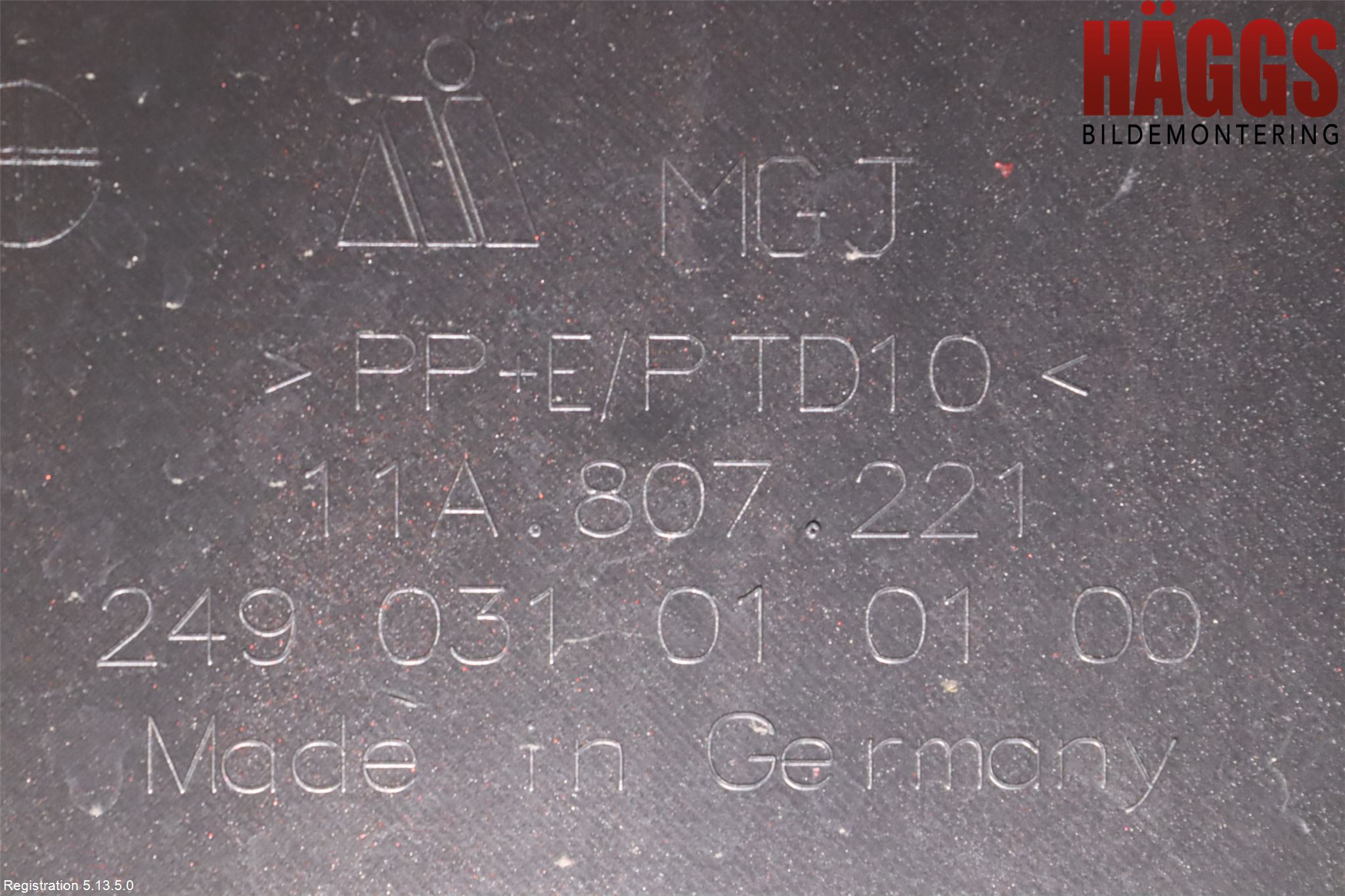 Volkswagen VW ID.5 22- Stötfångarbeklädnad Fram