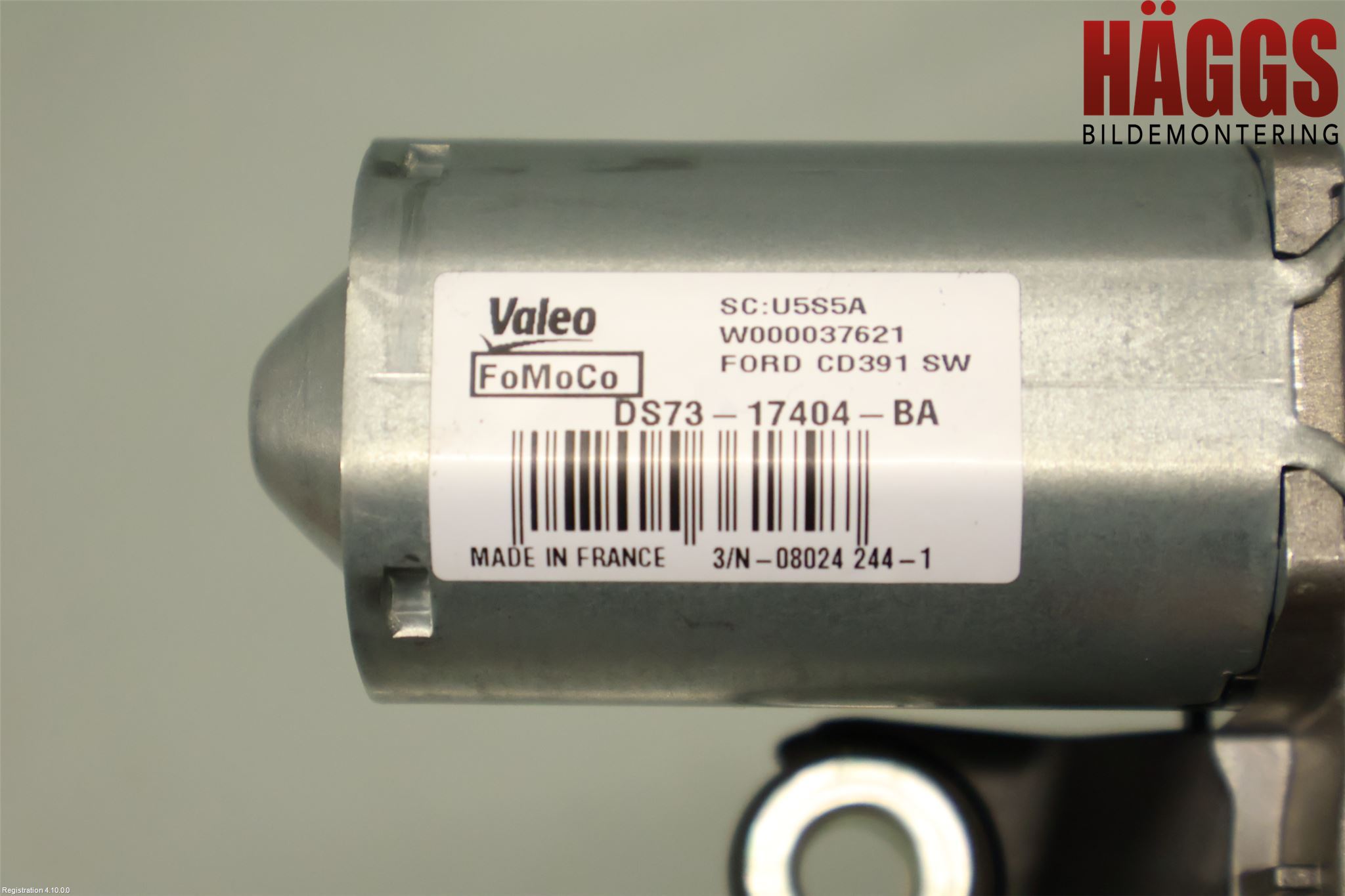 Ford MONDEO 15-22 Torkarmotor Baklucka