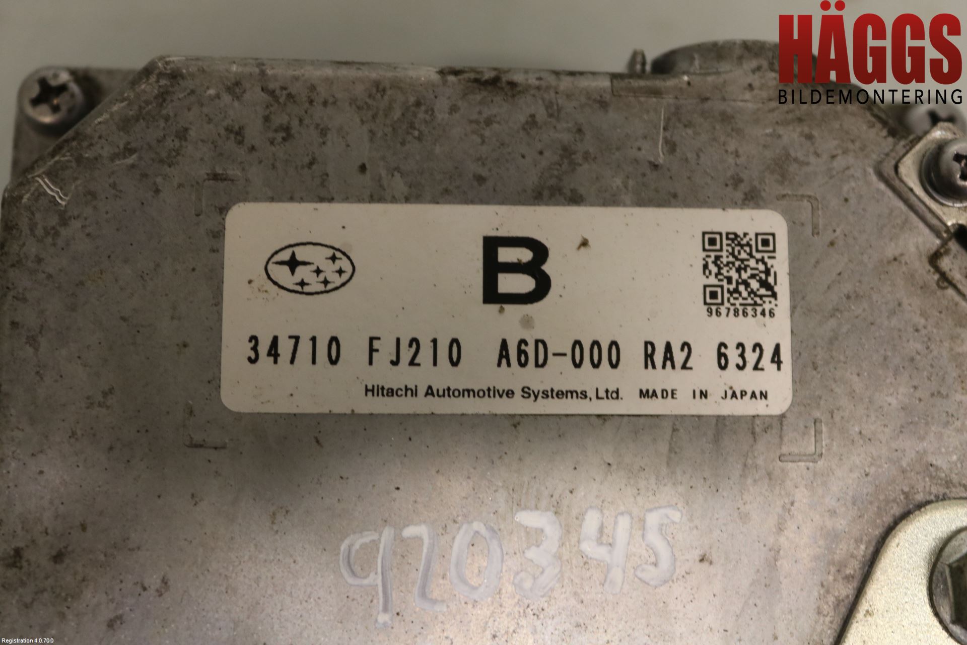 Subaru XV 12-17 Styrenhet Styrservo