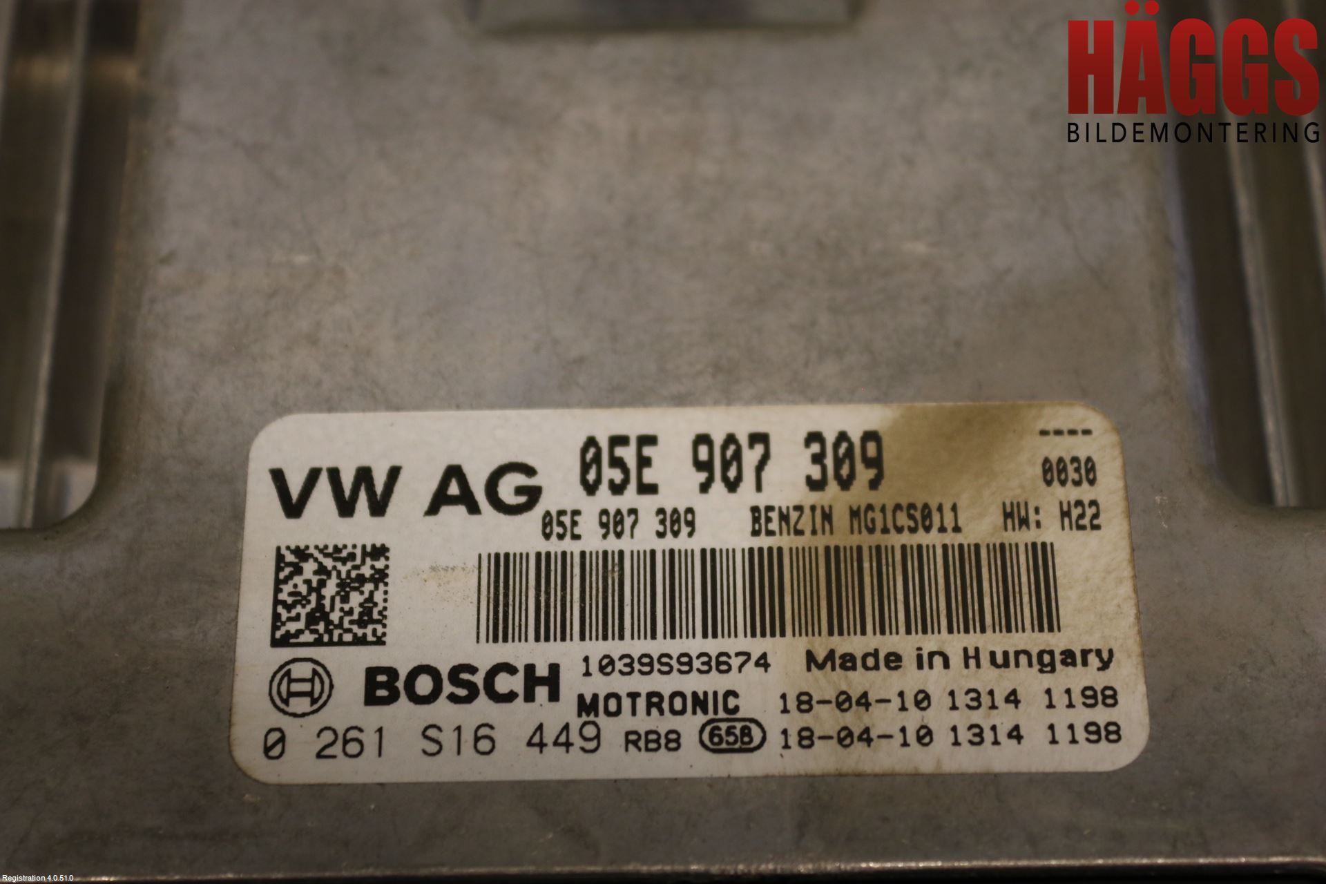 Volkswagen VW GOLF / E-GOLF VII 13-20 Styrenhet Insprut Bensin