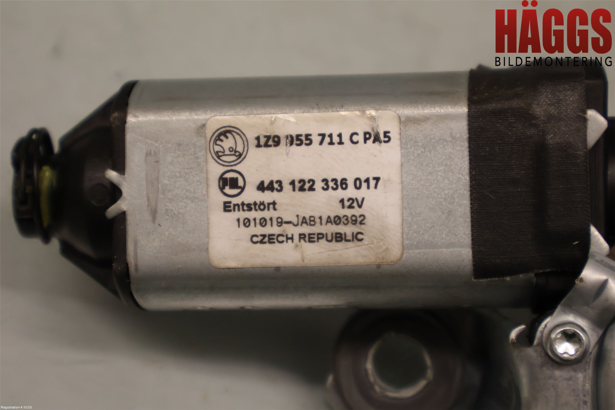 Skoda OCTAVIA (1Z) 05-13 Torkarmotor Baklucka