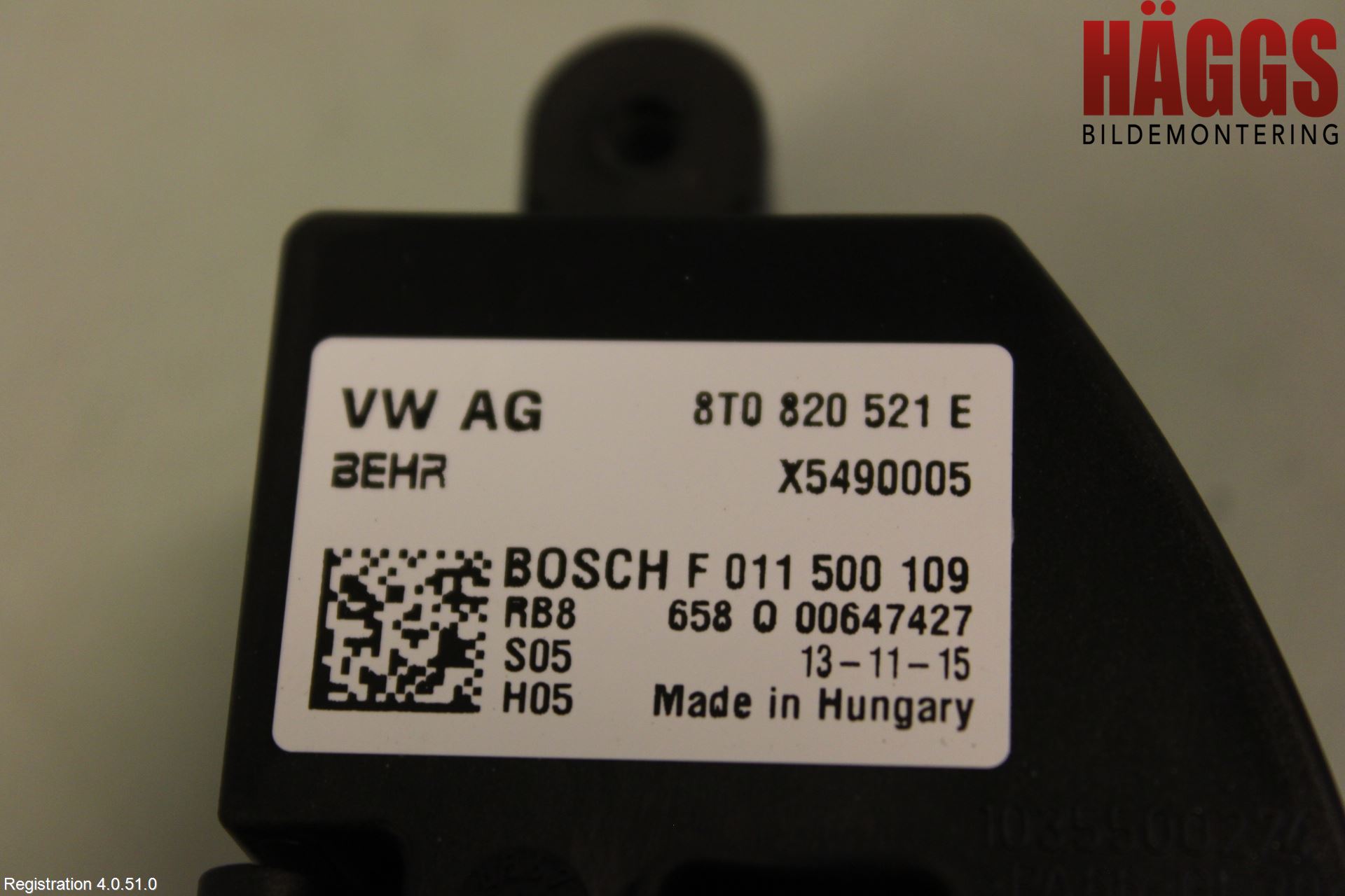 Audi A4 12-15 Värmefläktsmotstånd