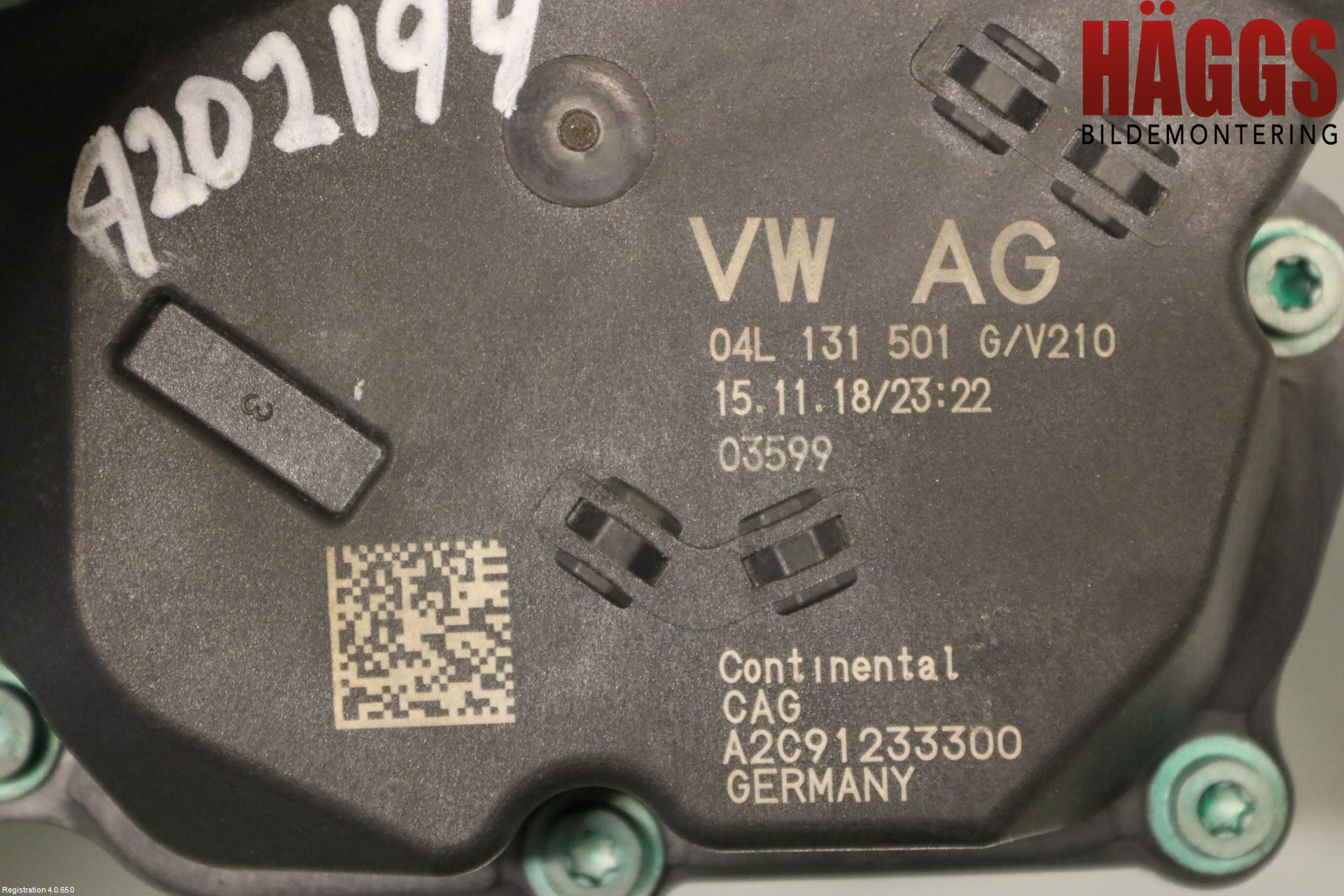 Volkswagen VW TIGUAN 16-24 Egr Ventil