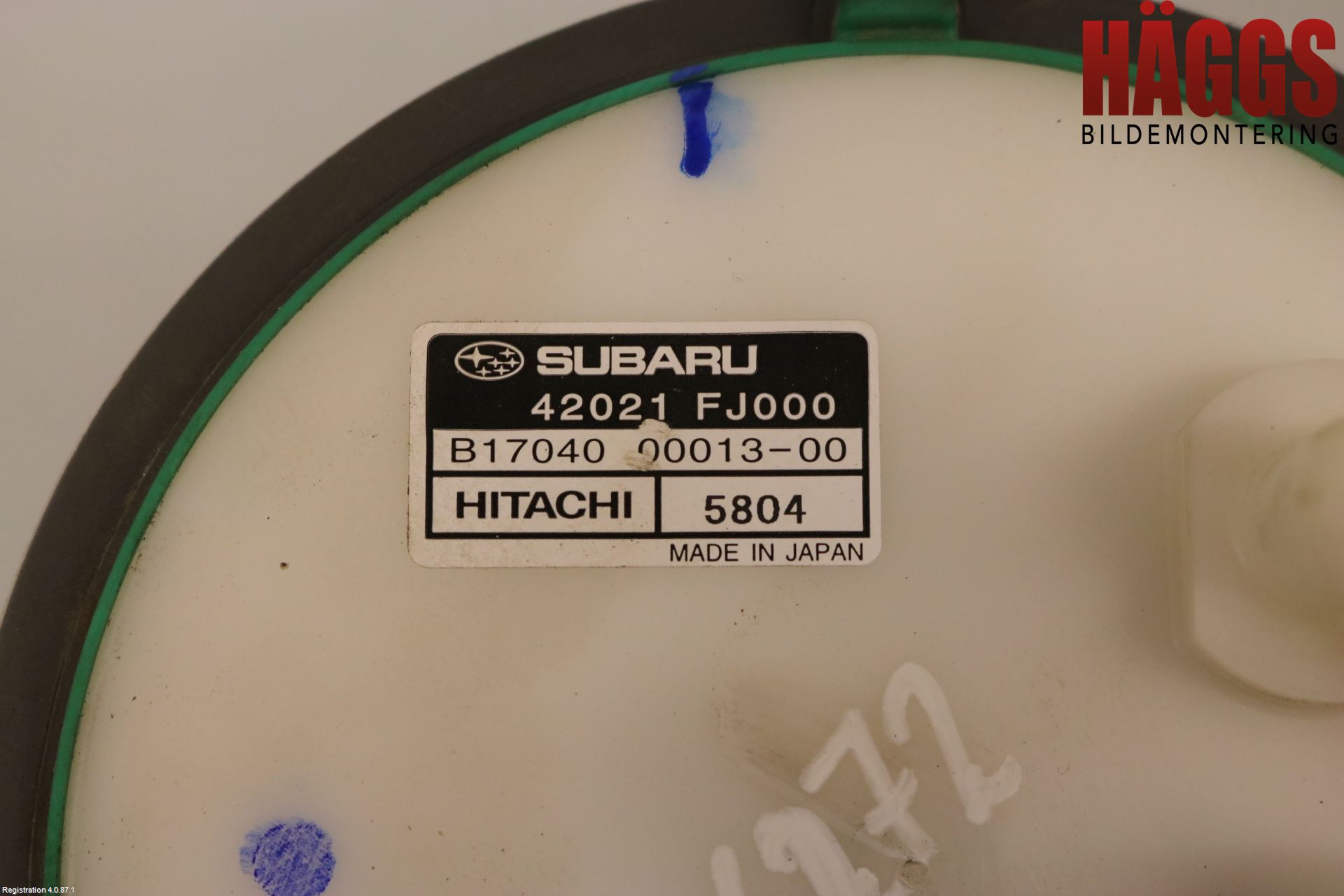 Subaru XV 12-17 Bränslepump El