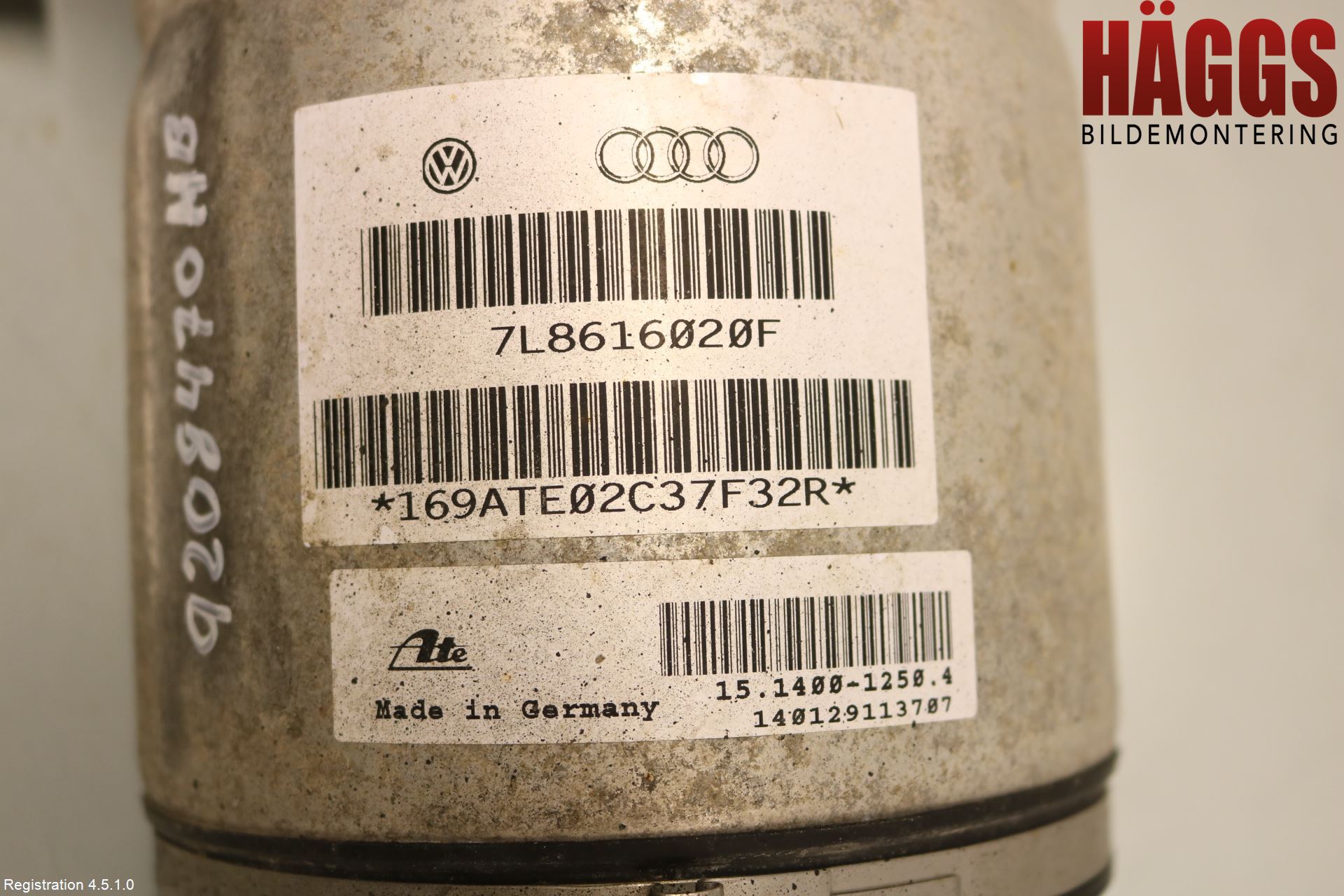 Audi Q7/SQ7 Fjäderben Bak Höger