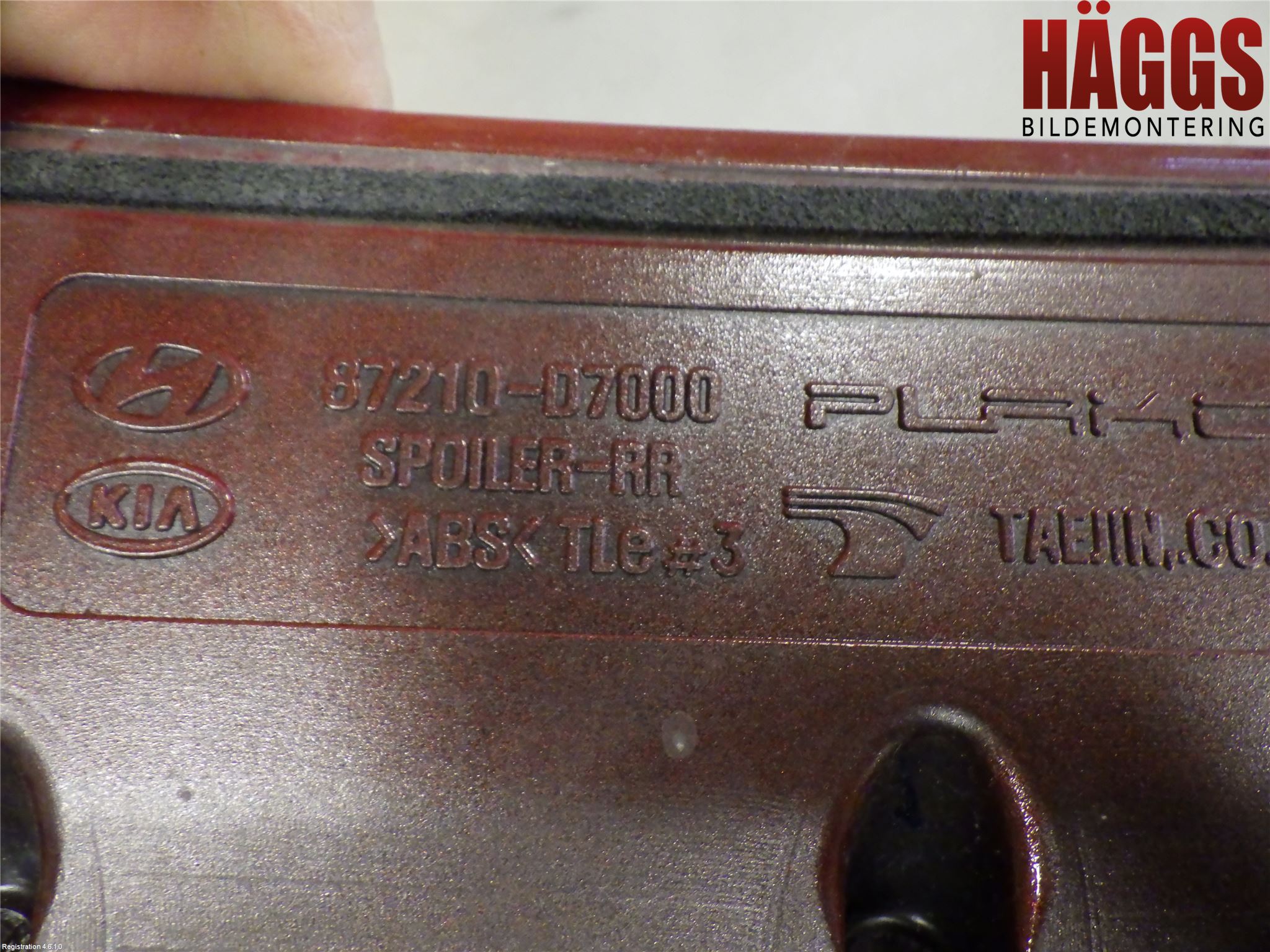 Hyundai TUCSON 05- Spoiler Baklucka