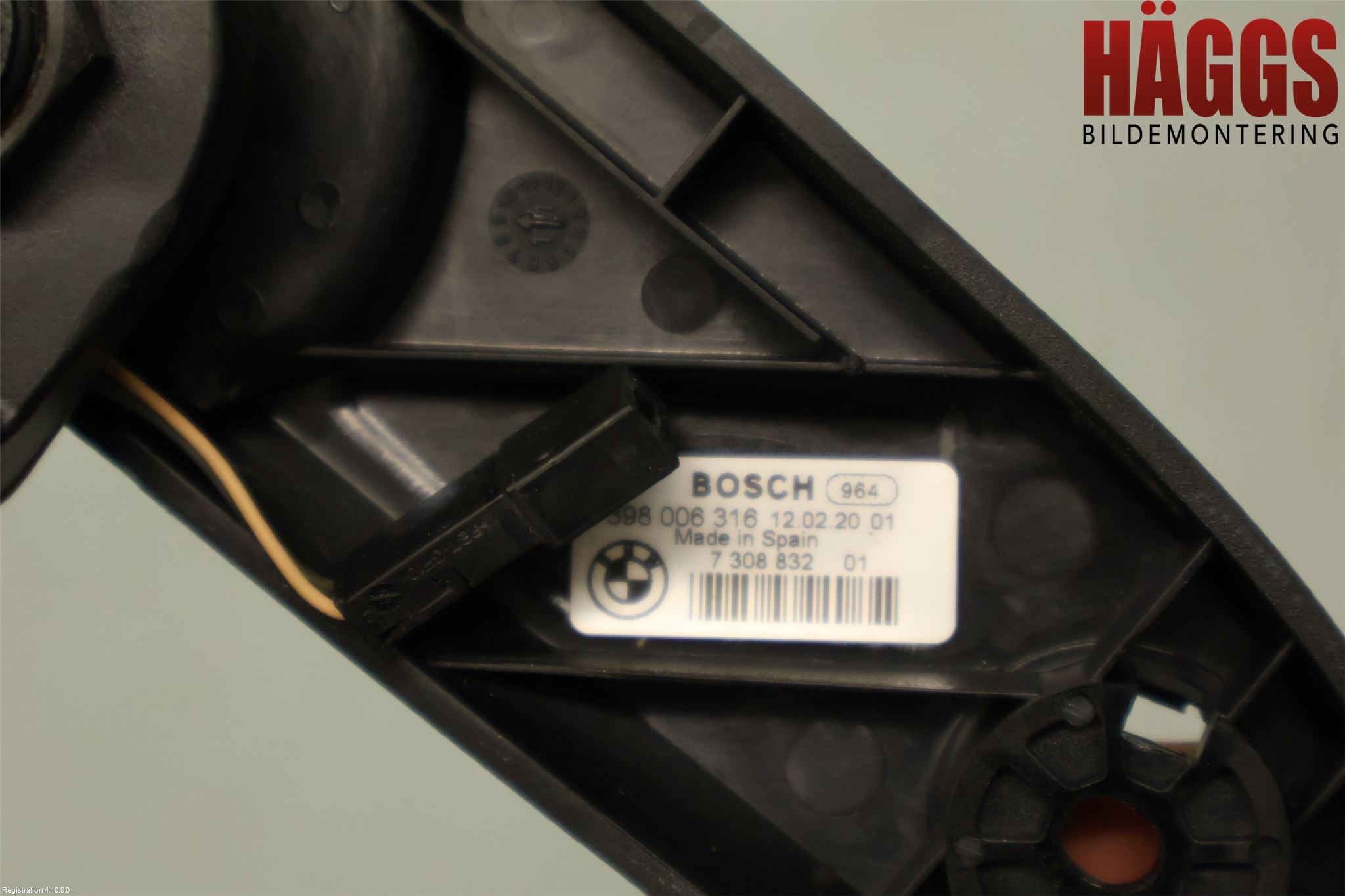 BMW 5 F10/F11/F18 09-17 Torkarmekanism Bakruta
