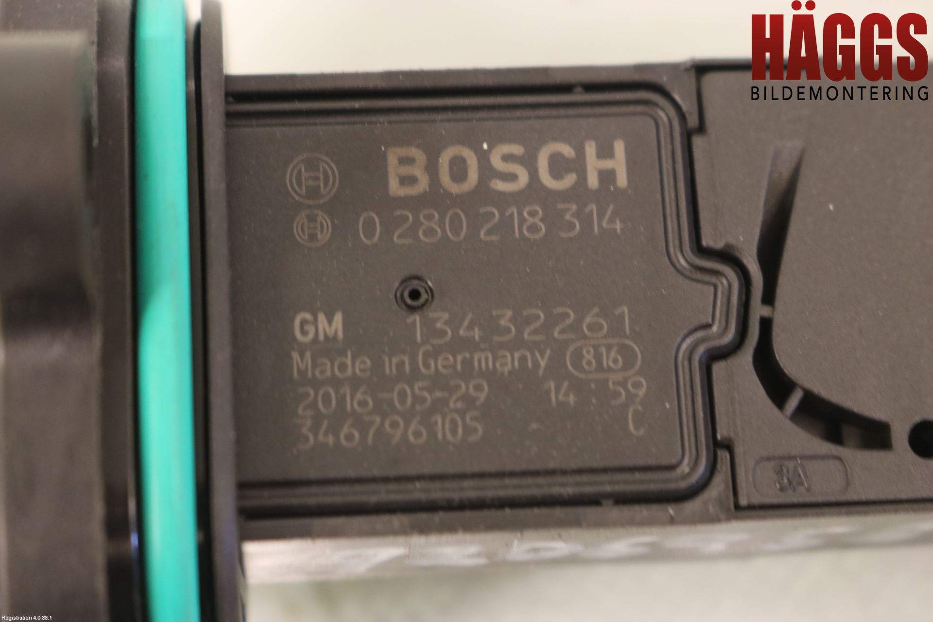 Opel ASTRA K 16-22 Injluftmassamätare