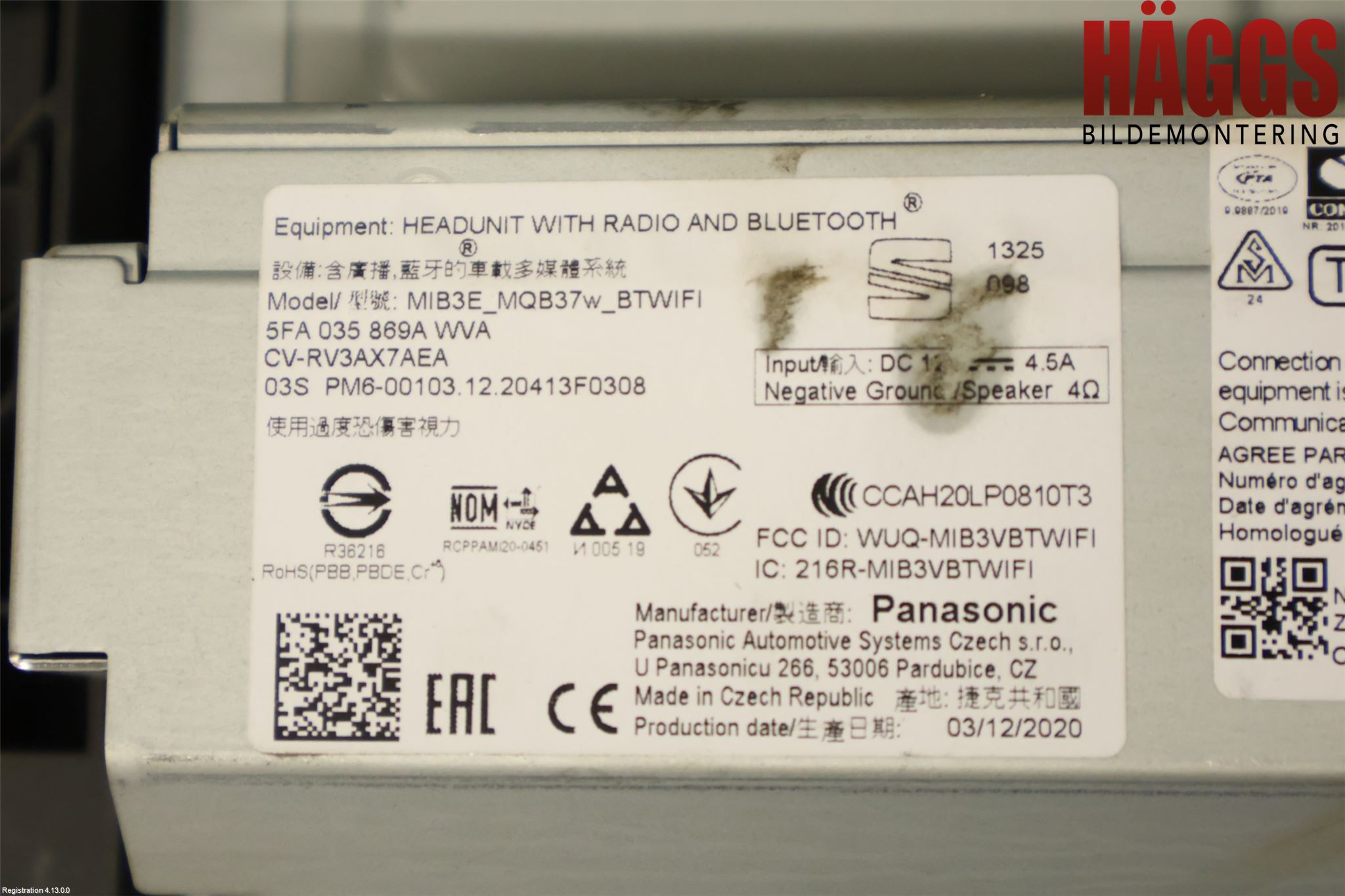 Seat LEON 20- Multifunktionsdisplay