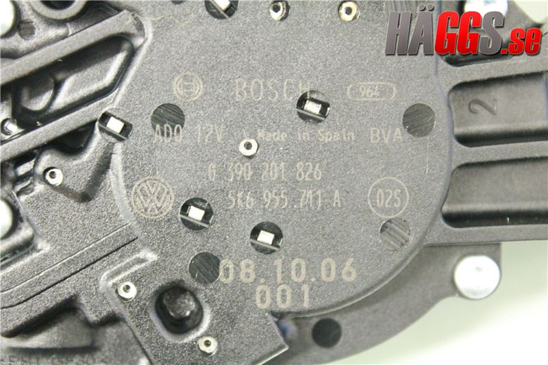 Volkswagen VW GOLF VI 09-13 Torkarmotor Baklucka