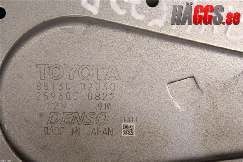 Toyota AURIS 10-12 Torkarmotor Baklucka
