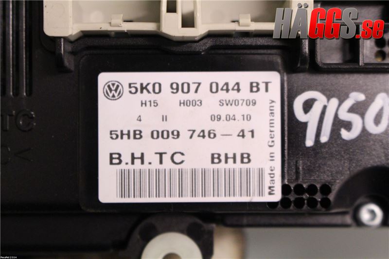 Volkswagen VW PASSAT 05-11 Ac Styrenhet Ac Manöveren