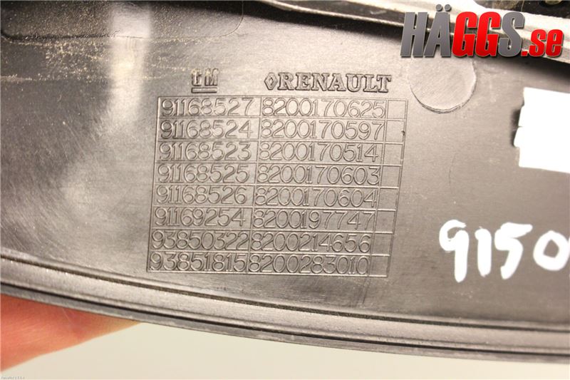 Opel VIVARO 01-14 Dörrhandtag Yttre Hö