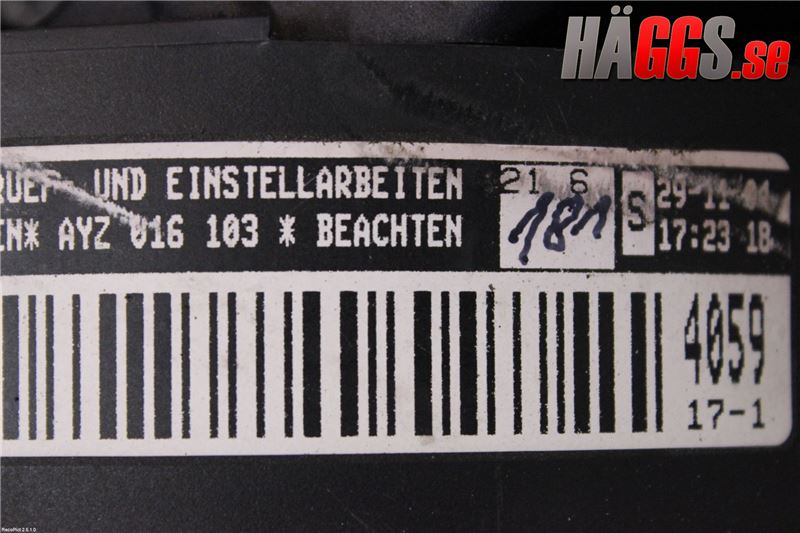 Volkswagen VW LUPO Motor Diesel