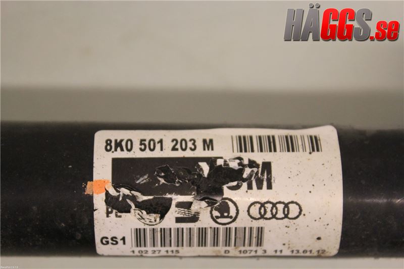 Audi A4 ALLROAD 09-16 Drivaxel Bak Höger