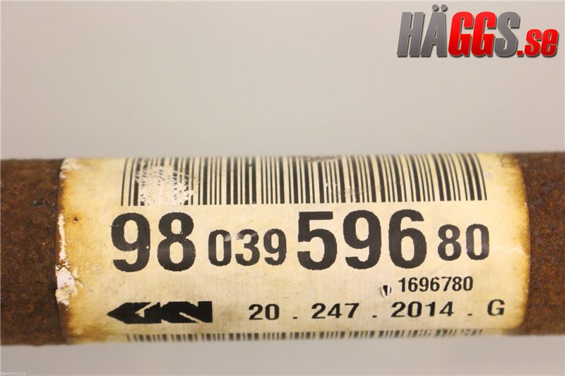 Peugeot 208 12-15 Drivaxel Fram Höger