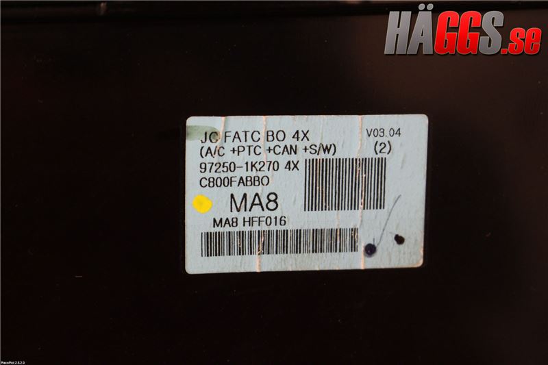 Hyundai ix20 Ac Styrenhet Ac Manöveren