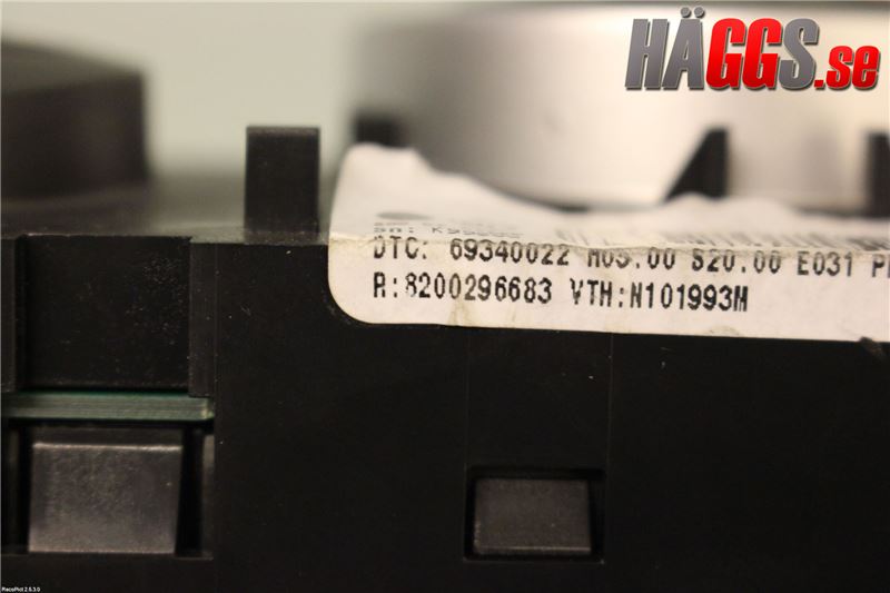 Renault CLIO III  09-12 Ac Styrenhet Ac Manöveren