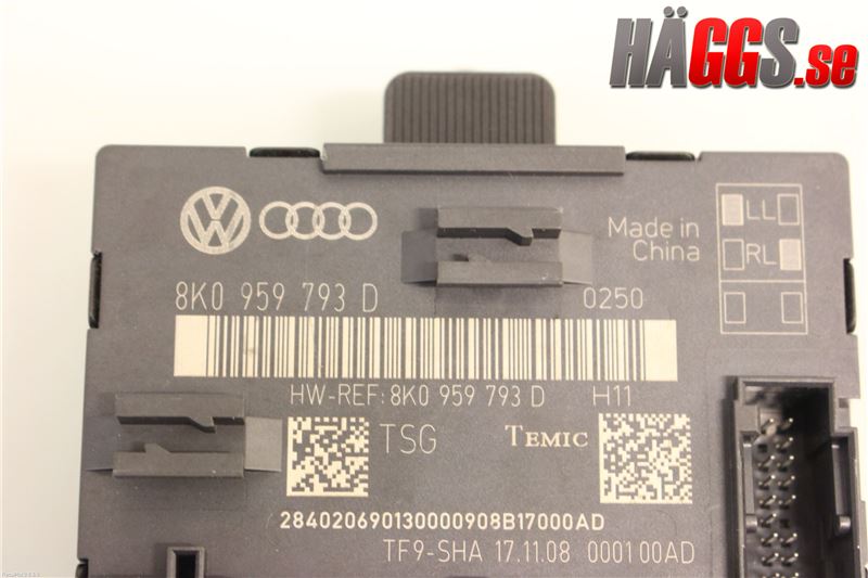 Audi A4/S4 08-11 Styrenhet Dörr